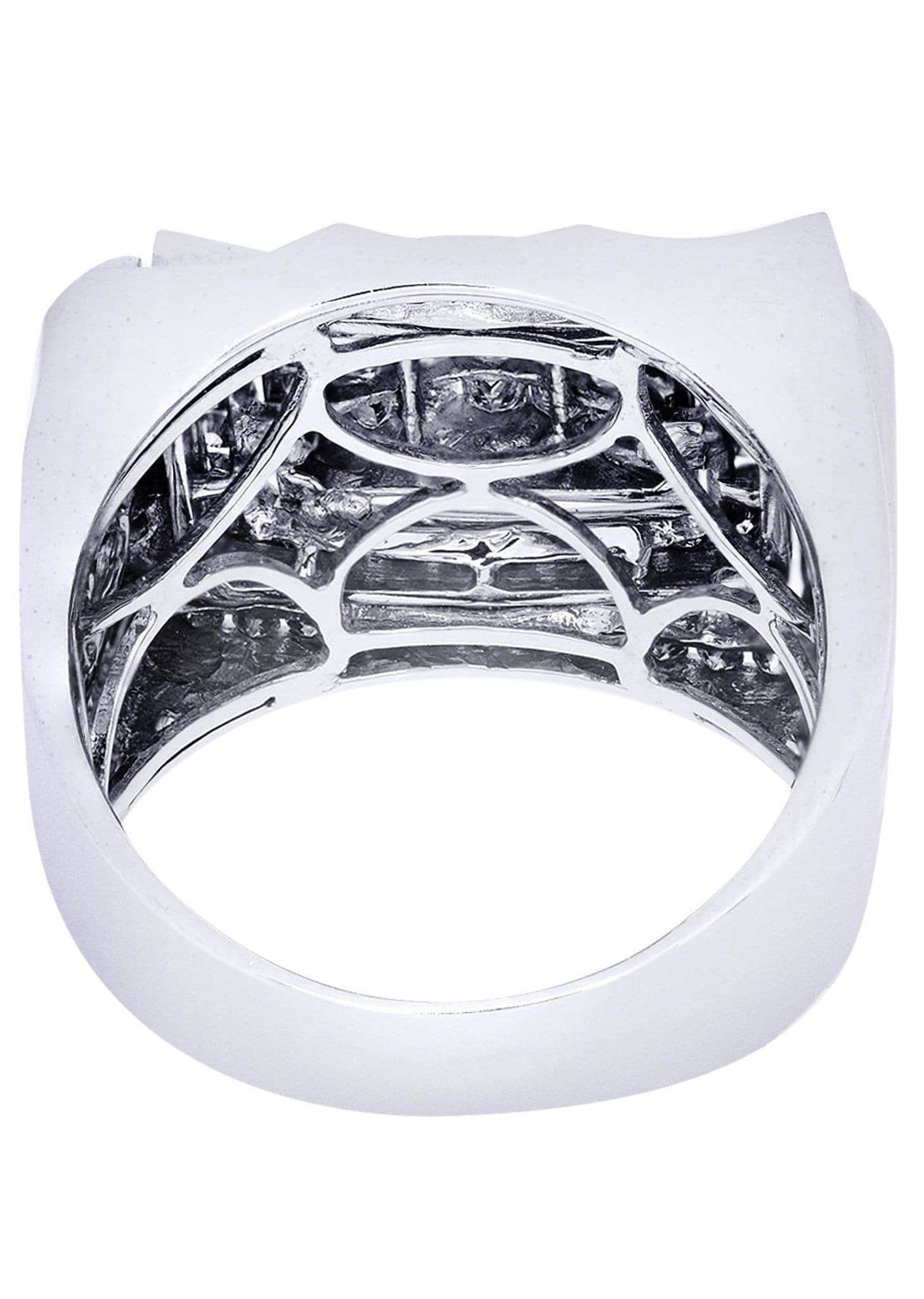 White Gold Mens Diamond Ring| 1.48 Carats| 16.25 Grams - Image 3