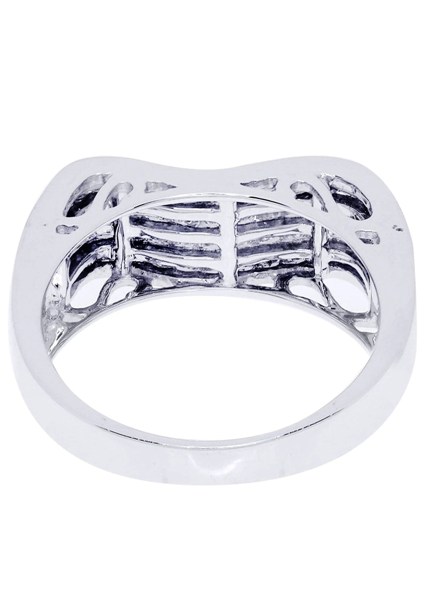 White Gold Mens Diamond Ring| 1.57 Carats| 6.28 Grams - Image 3