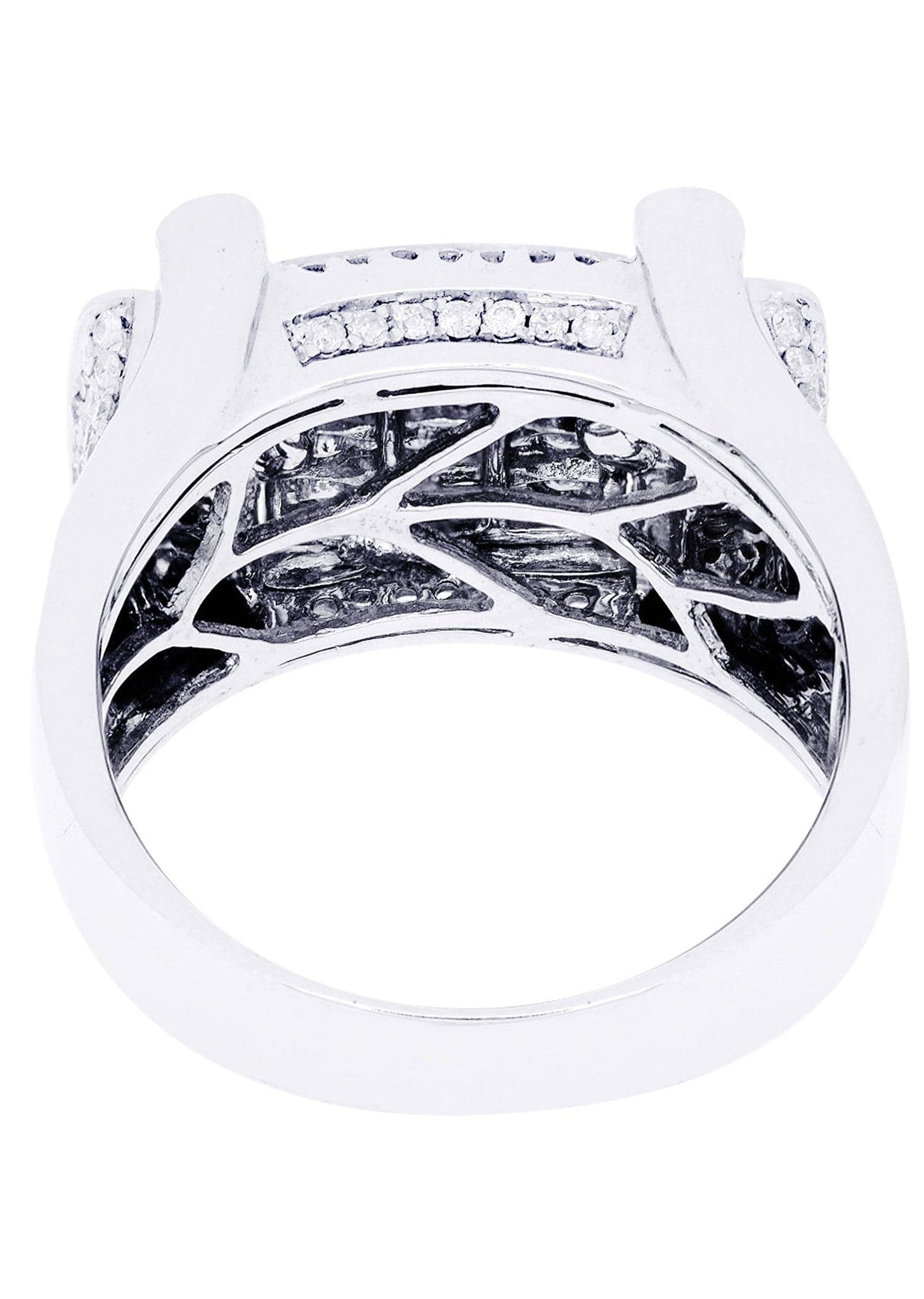 White Gold Mens Diamond Ring| 1.68 Carats| 14.07 Grams - Image 3