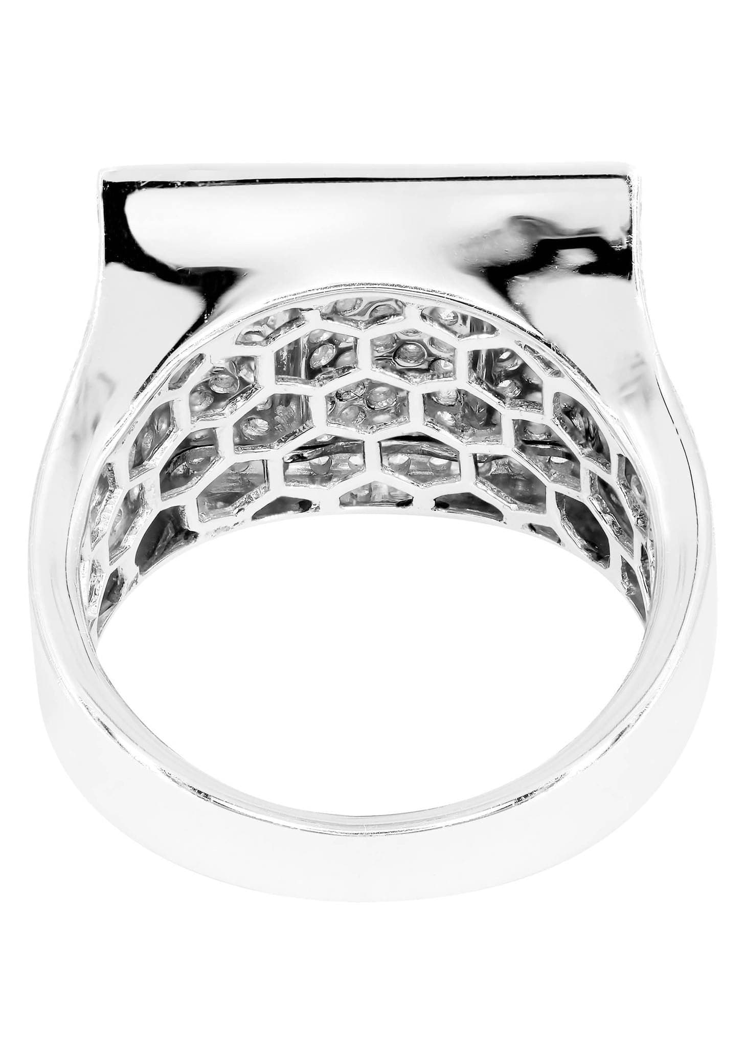 White Gold Mens Diamond Ring| 2.18 Carats| 11.35 Grams - Image 3