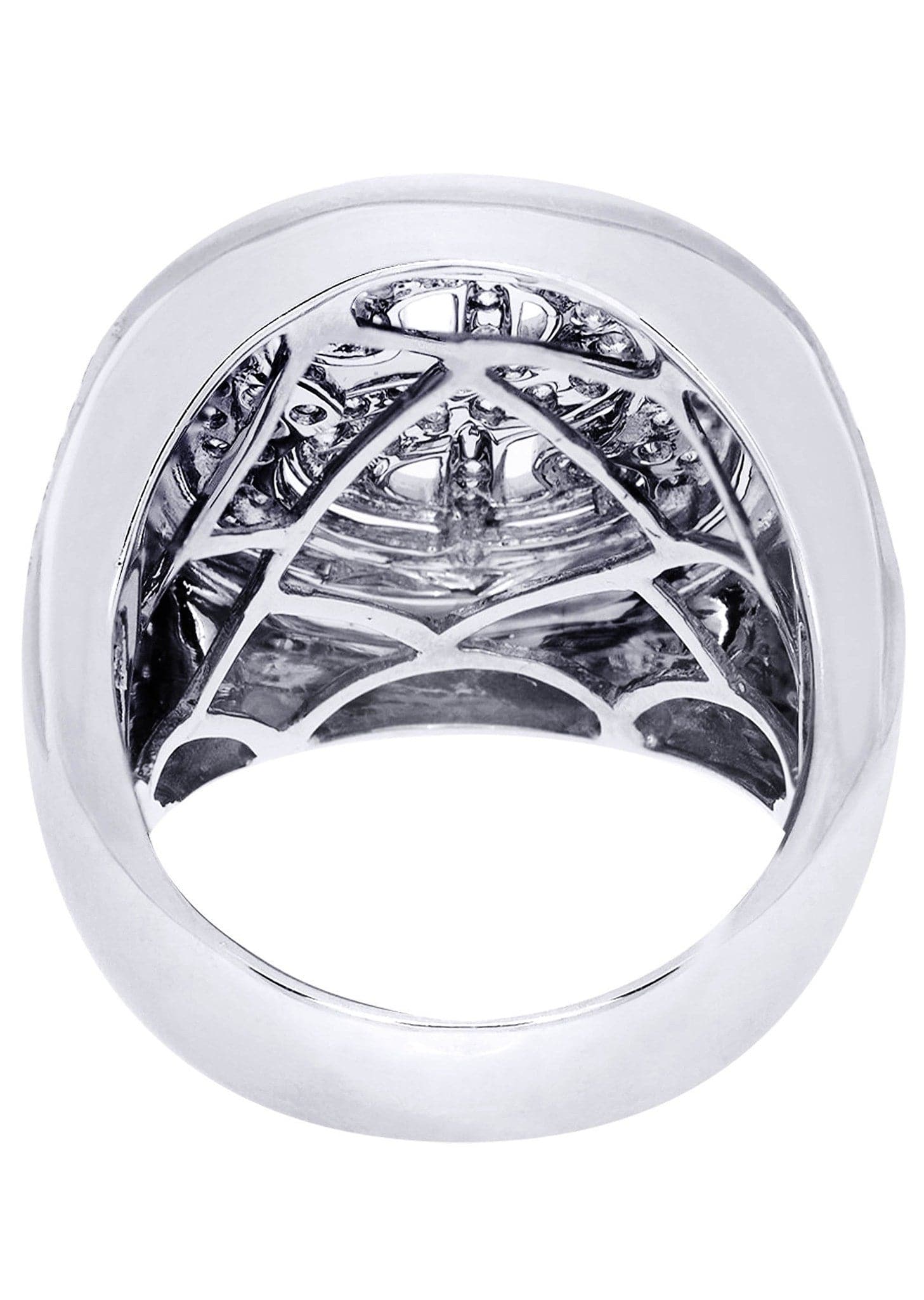 White Gold Mens Diamond Ring| 2.18 Carats| 23.68 Grams - Image 3
