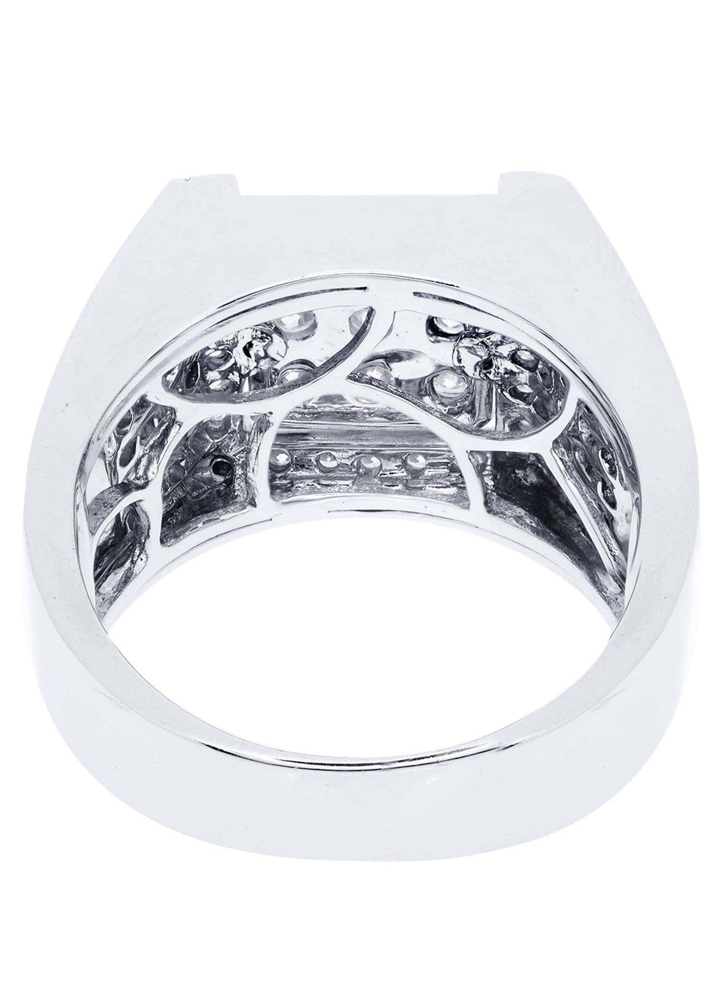 White Gold Mens Diamond Ring| 2.19 Carats| 15.74 Grams - Image 3
