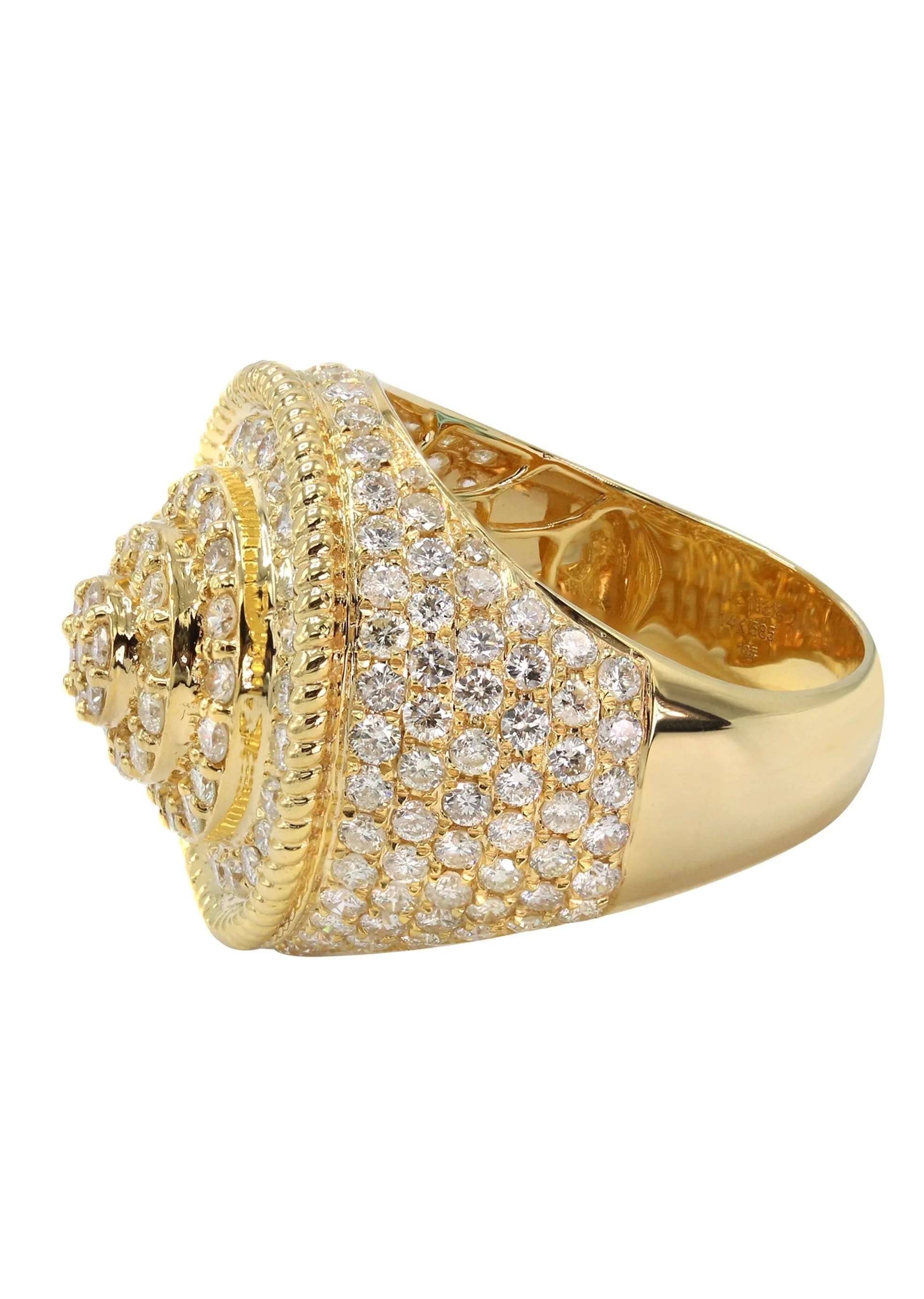 Mens Diamond Ring | 4.35 Carats | 16.05 Grams - Image 2