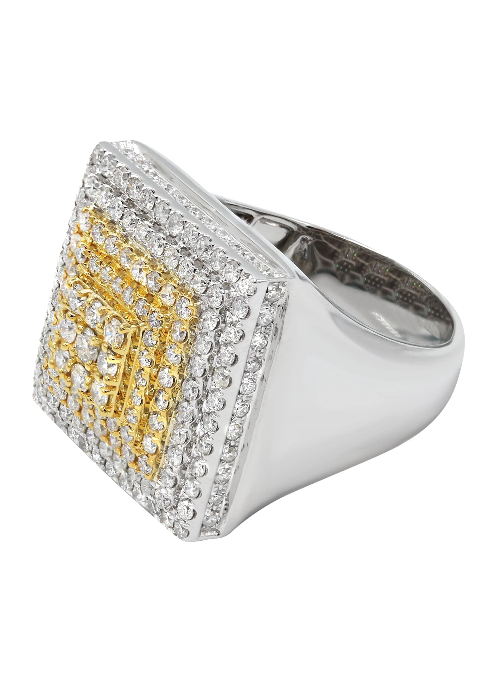 Mens Diamond Ring | 2.7 Carats | 18.38 Grams - Image 2