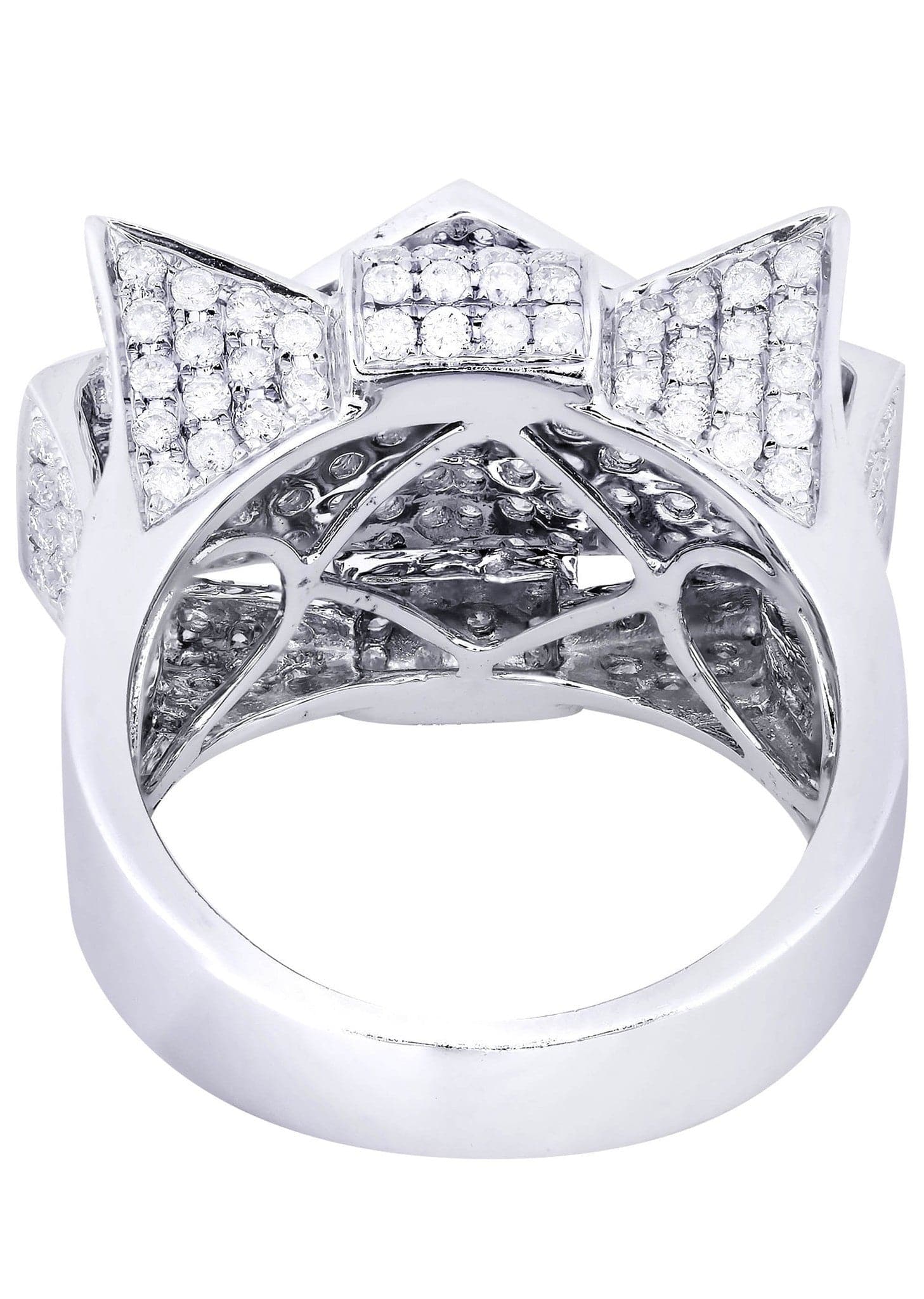 White Gold Mens Diamond Ring| 3.54 Carats| 15.64 Grams - Image 3