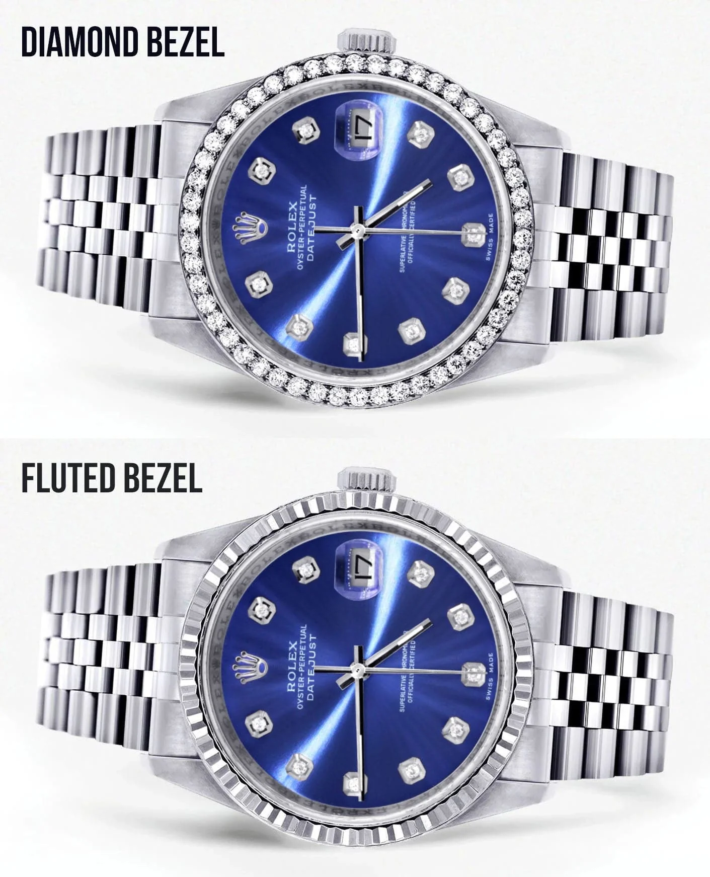 Mens Rolex Datejust Watch 16200 | 36Mm | Blue Dial | Jubilee Band - Image 2