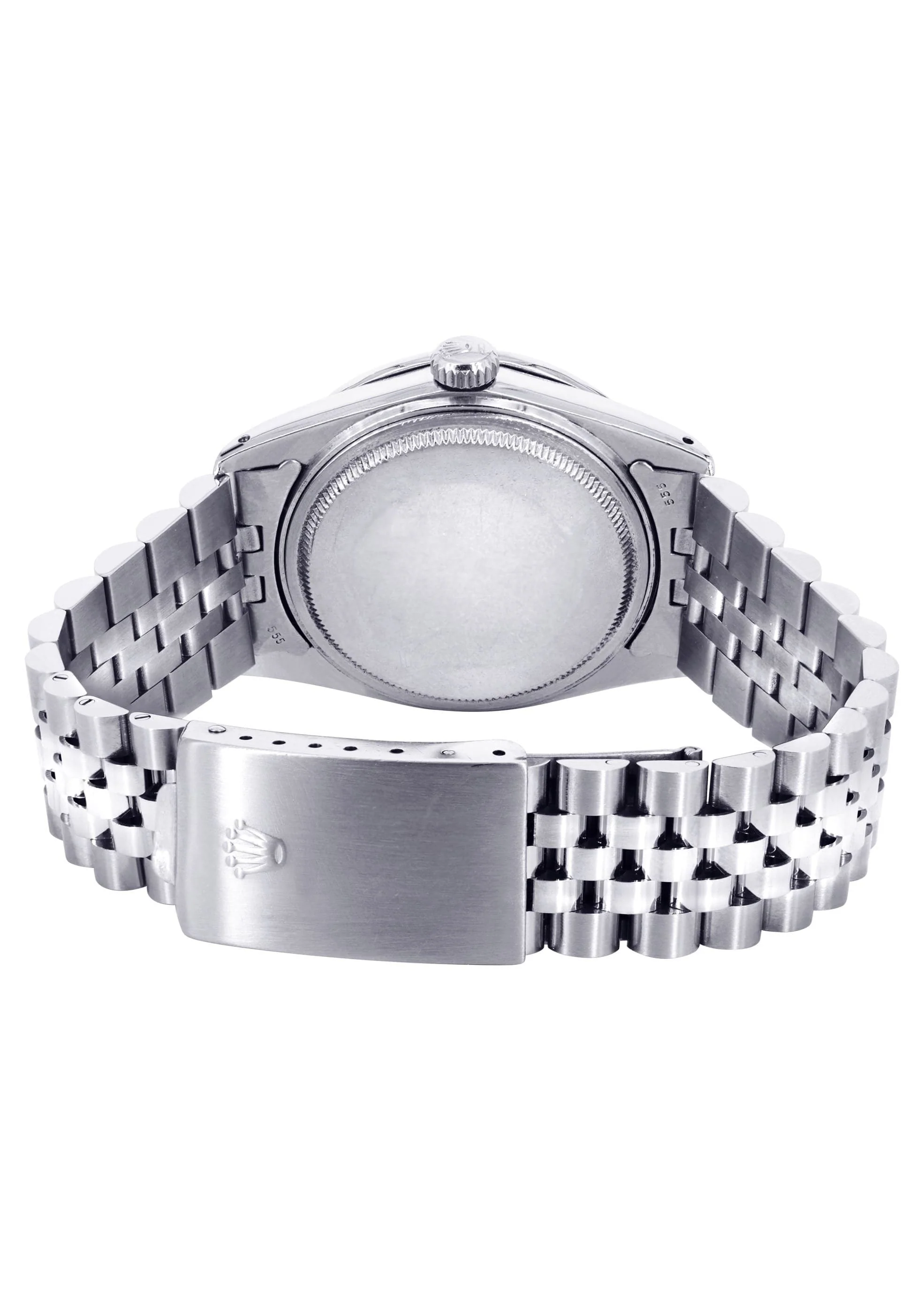 Mens Rolex Datejust Watch 16200 | 36Mm | Full Diamond Color Arabic Dial | Two Row 4.25 Carat Bezel | Jubilee Band - Image 5