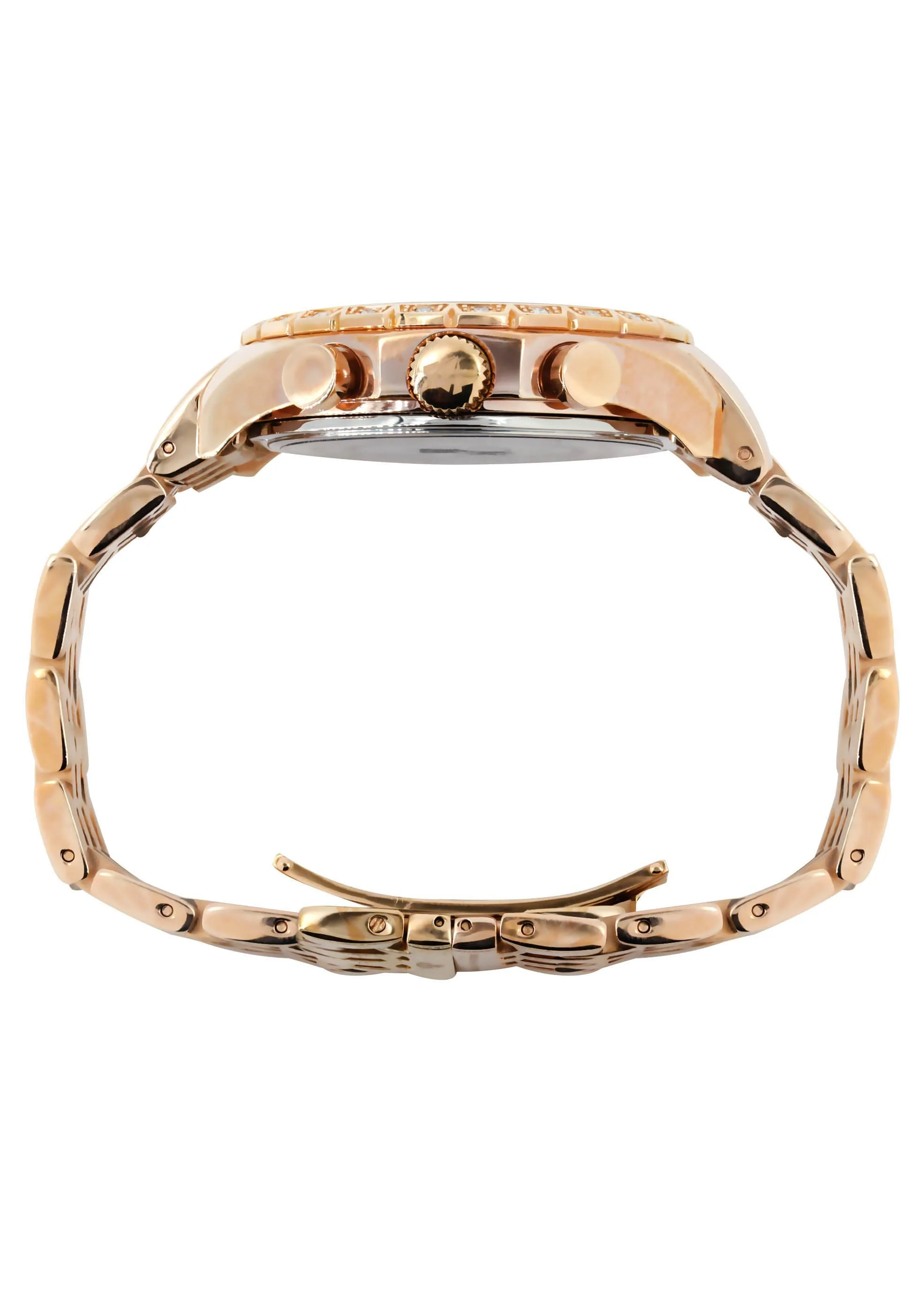 Mens Rose Gold Tone Diamond Watch | Appx. 0.75 Carats - Image 4