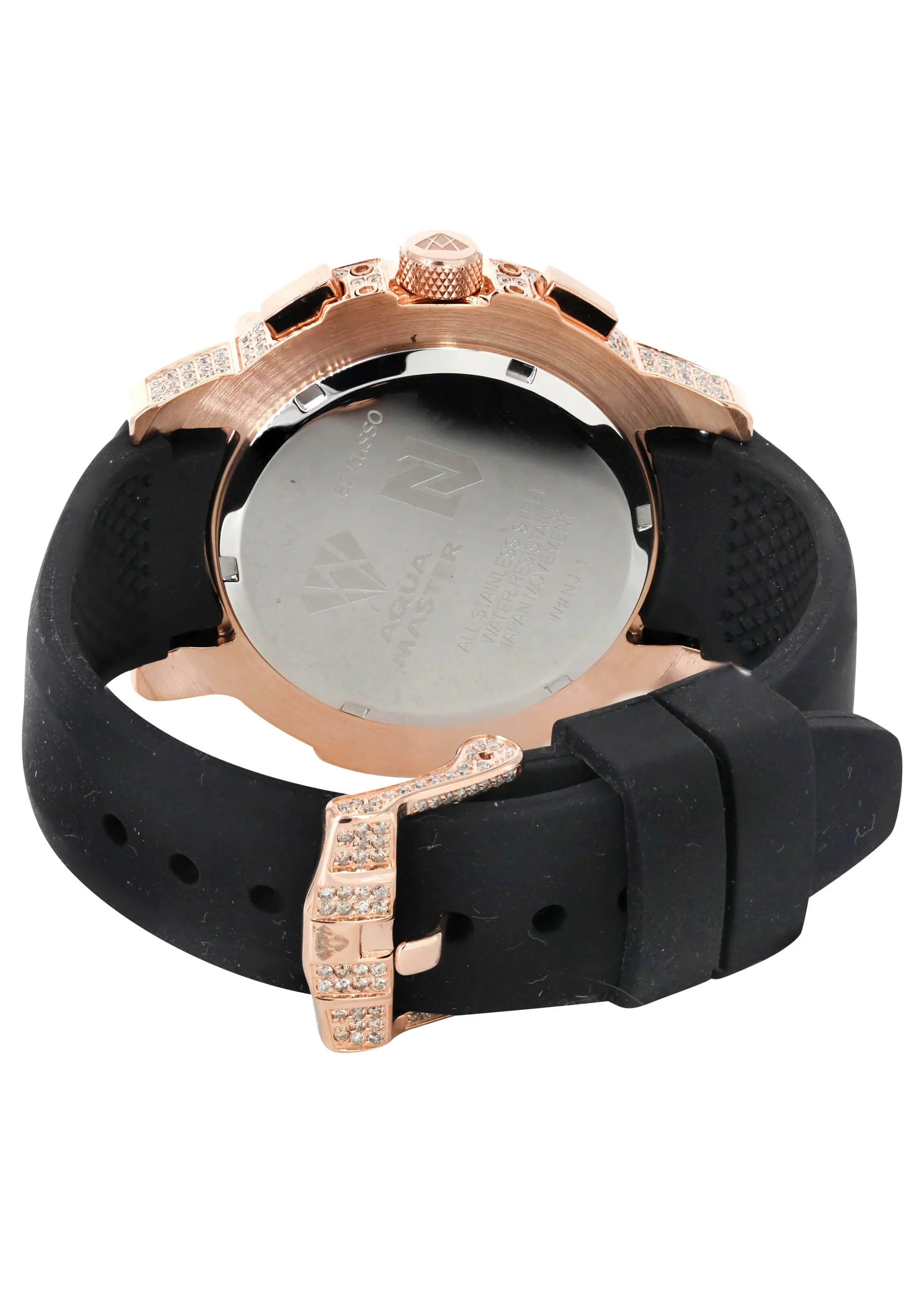 Mens Rose Gold Tone Diamond Watch | Appx. 5 Carats - Image 3
