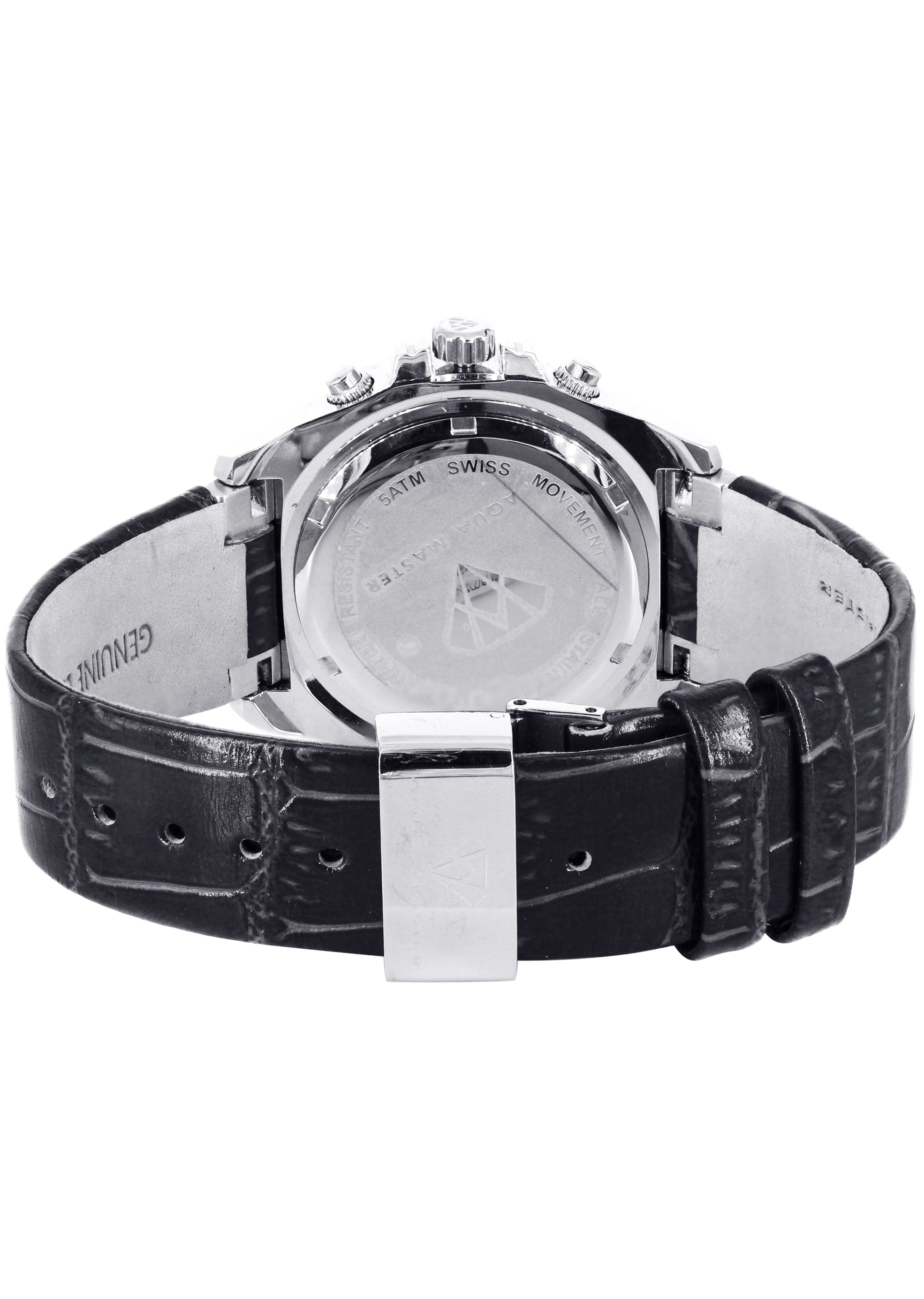 Mens White Gold Tone Diamond Watch | Appx. 1.7 Carats - Image 3