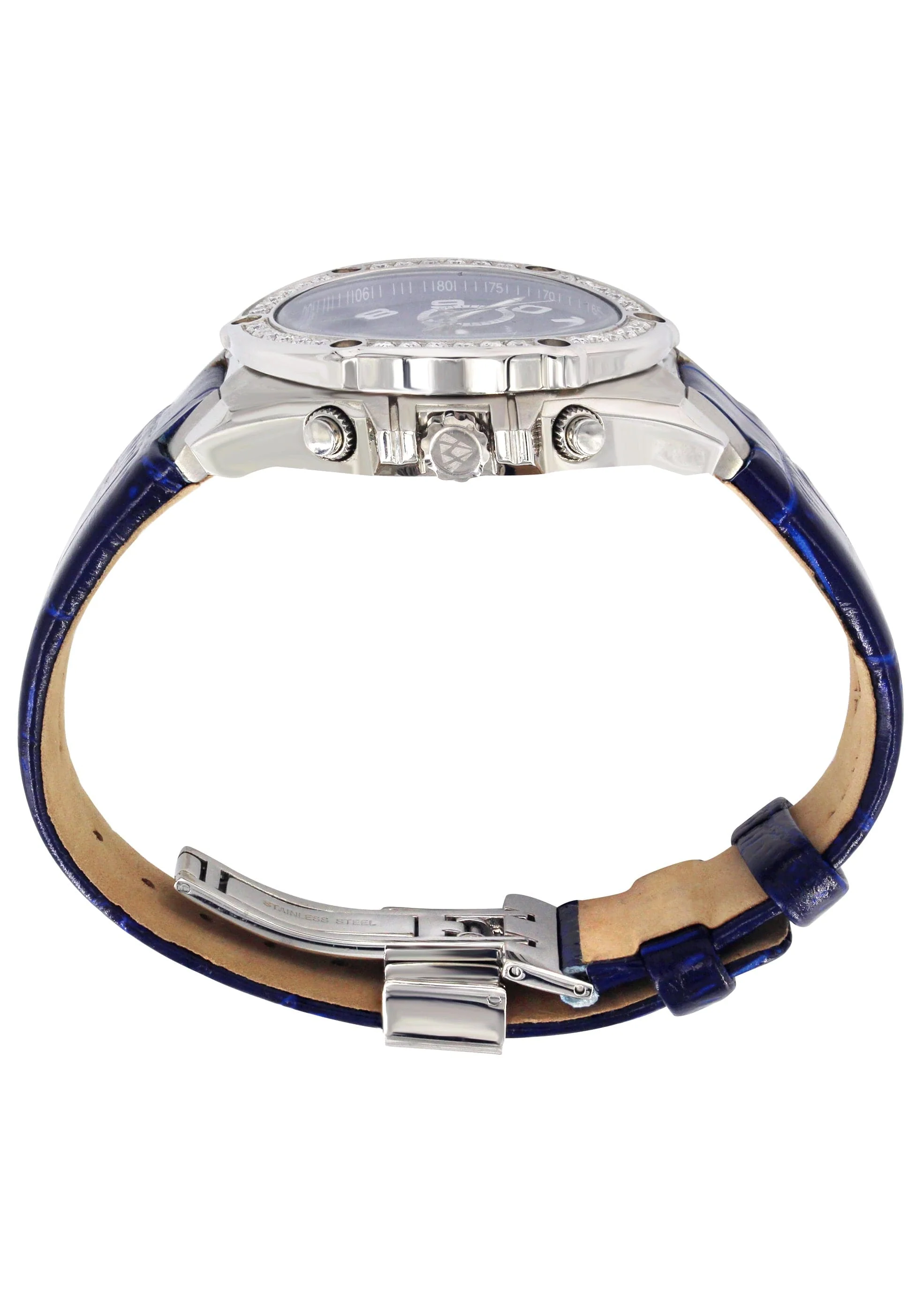 Mens White Gold Tone Diamond Watch | Appx. 1.7 Carats - Image 2