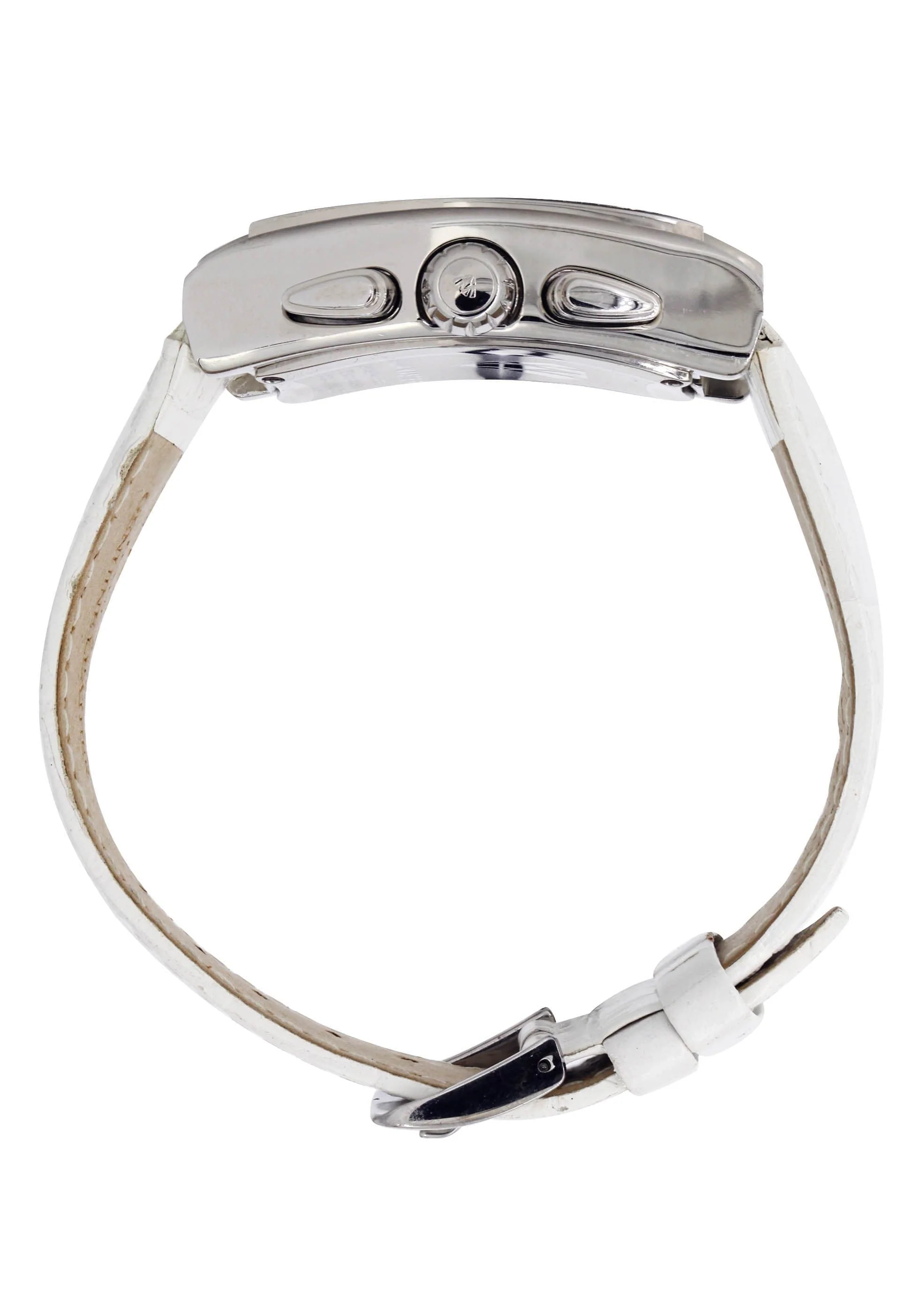 Mens White Gold Tone Diamond Watch | Appx. 2 Carats - Image 2