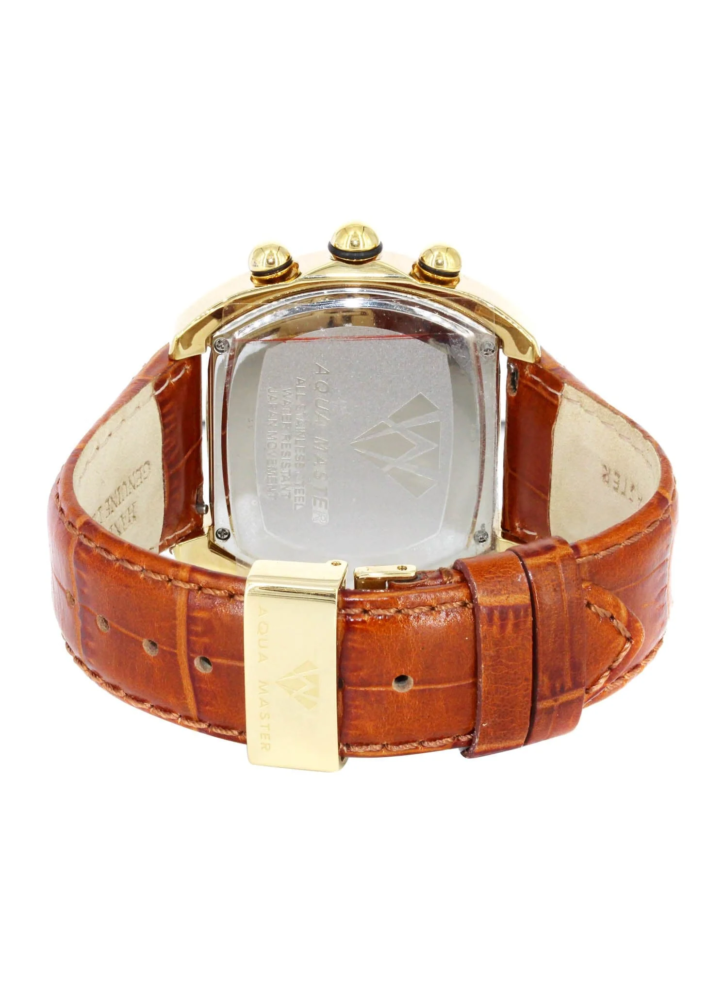 Mens Yellow Gold Tone Diamond Watch | Appx. 1 Carats - Image 2