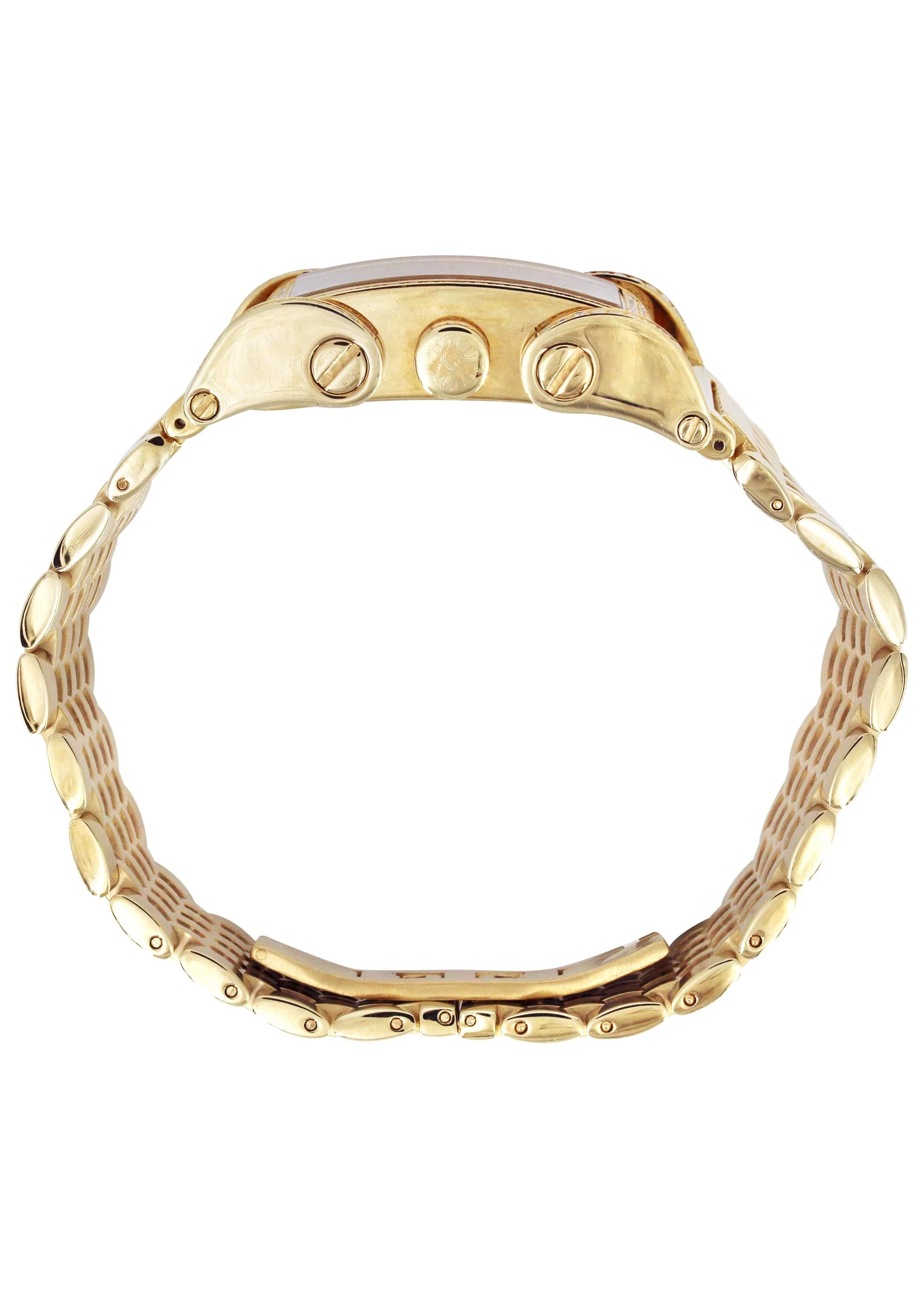 Mens Yellow Gold Tone Diamond Watch | Appx. 2.75 Carats - Image 2