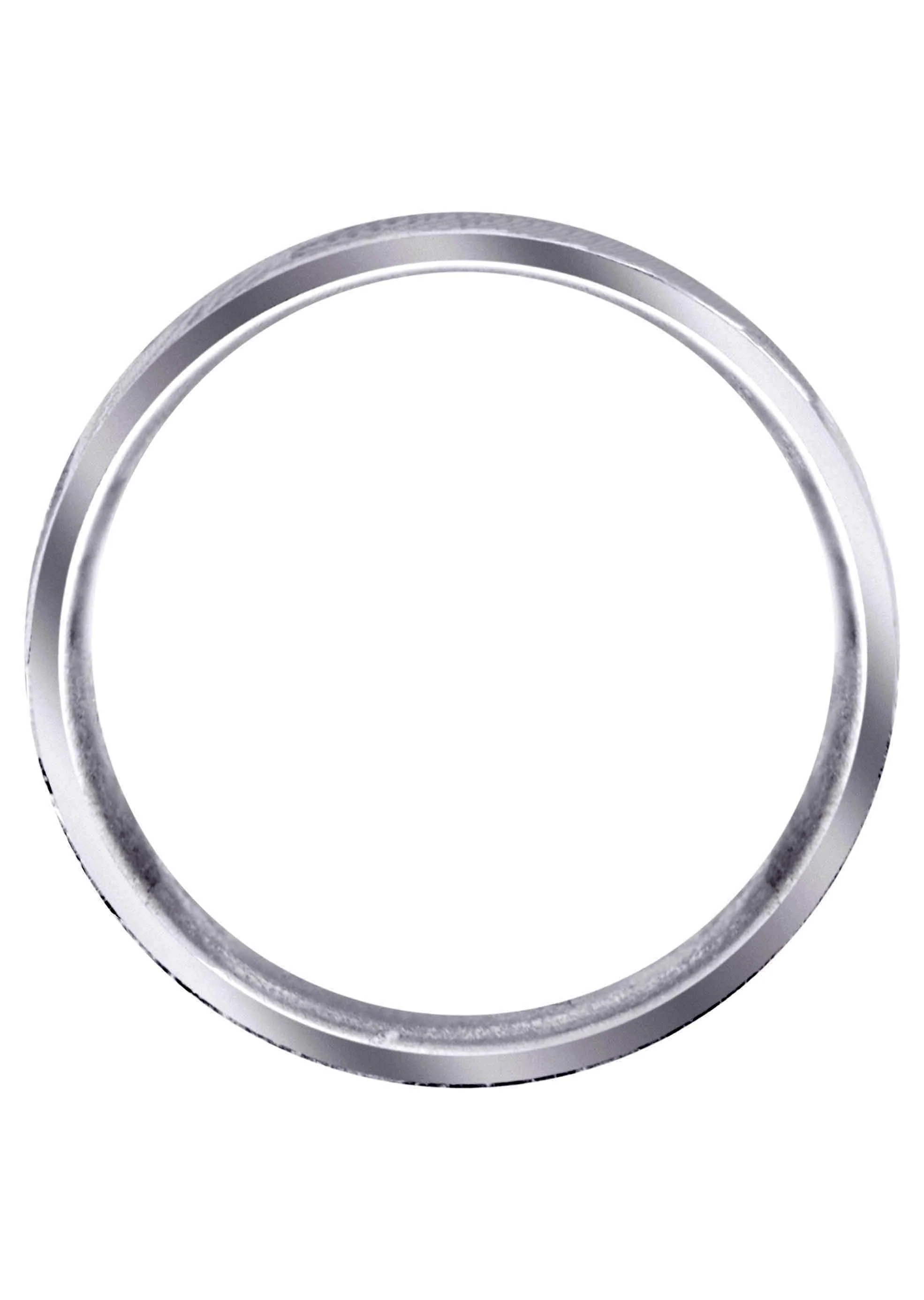 Modern Mens Wedding Band | Cross Satin Finish (Corbin) - Image 3