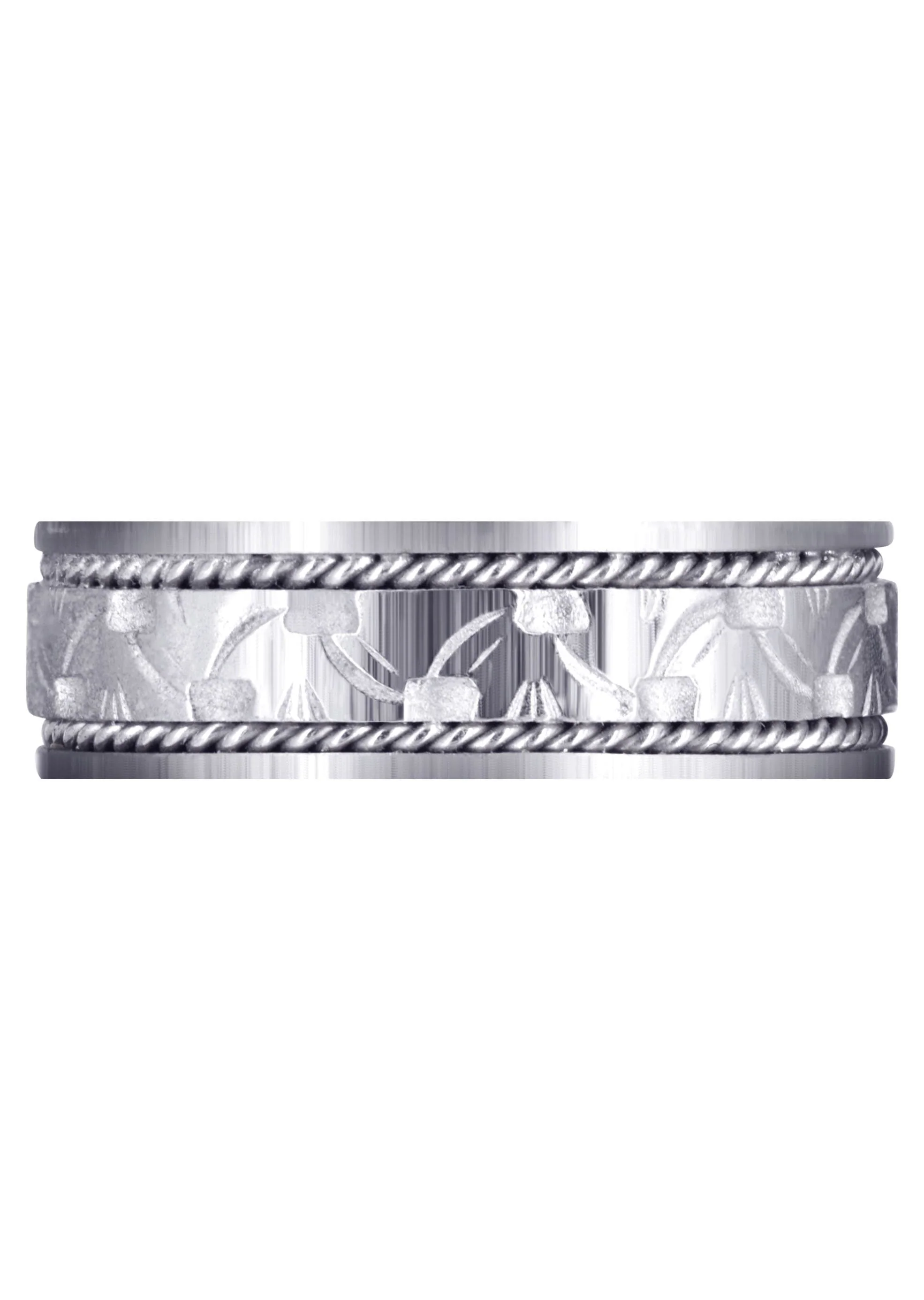 Modern Mens Wedding Band | Satin Finish (Bennett) - Image 2