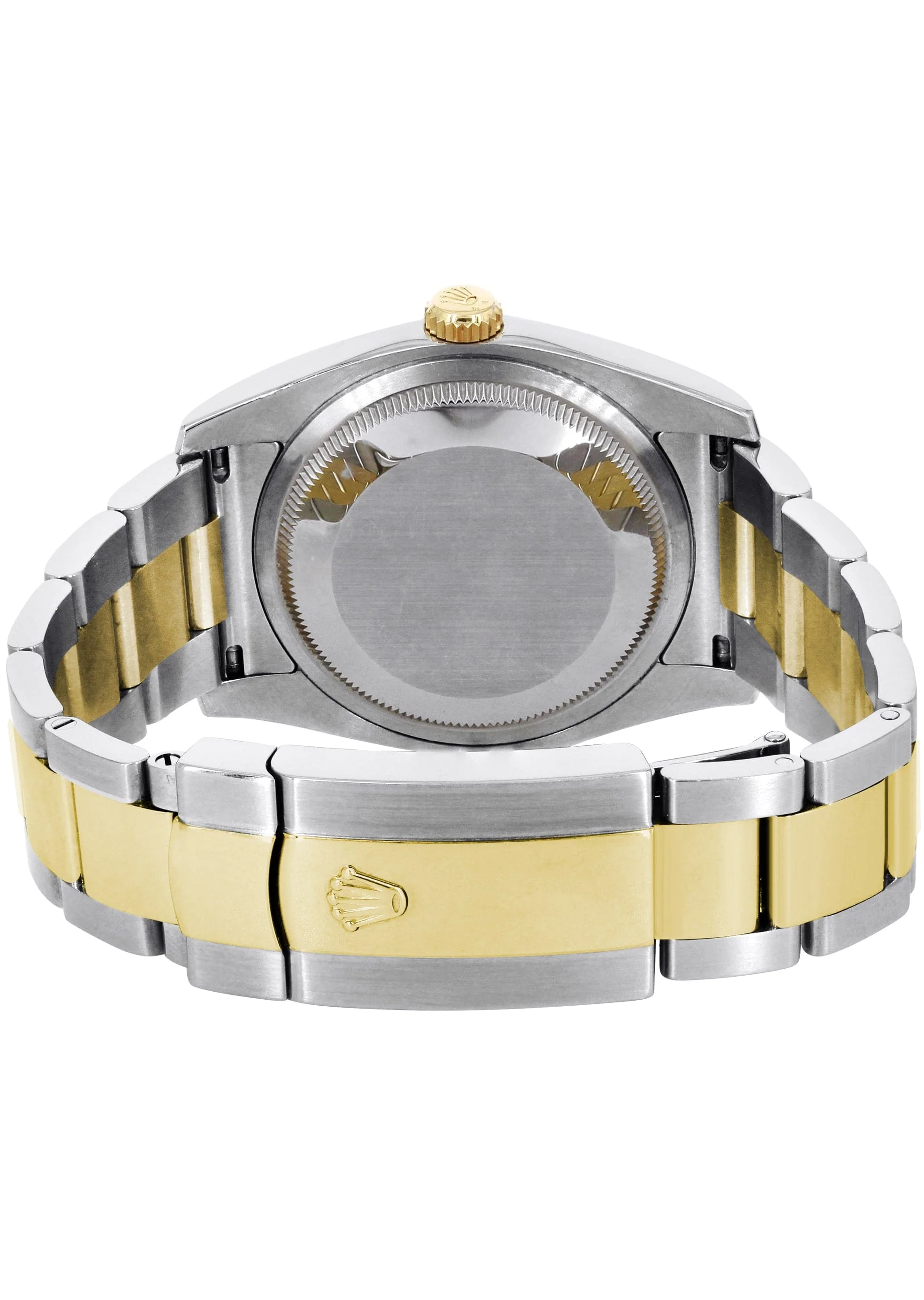 116233 | Diamond Gold Rolex Watch For Men | 36Mm | Gold Texture Dial | Oyster Band - Image 5