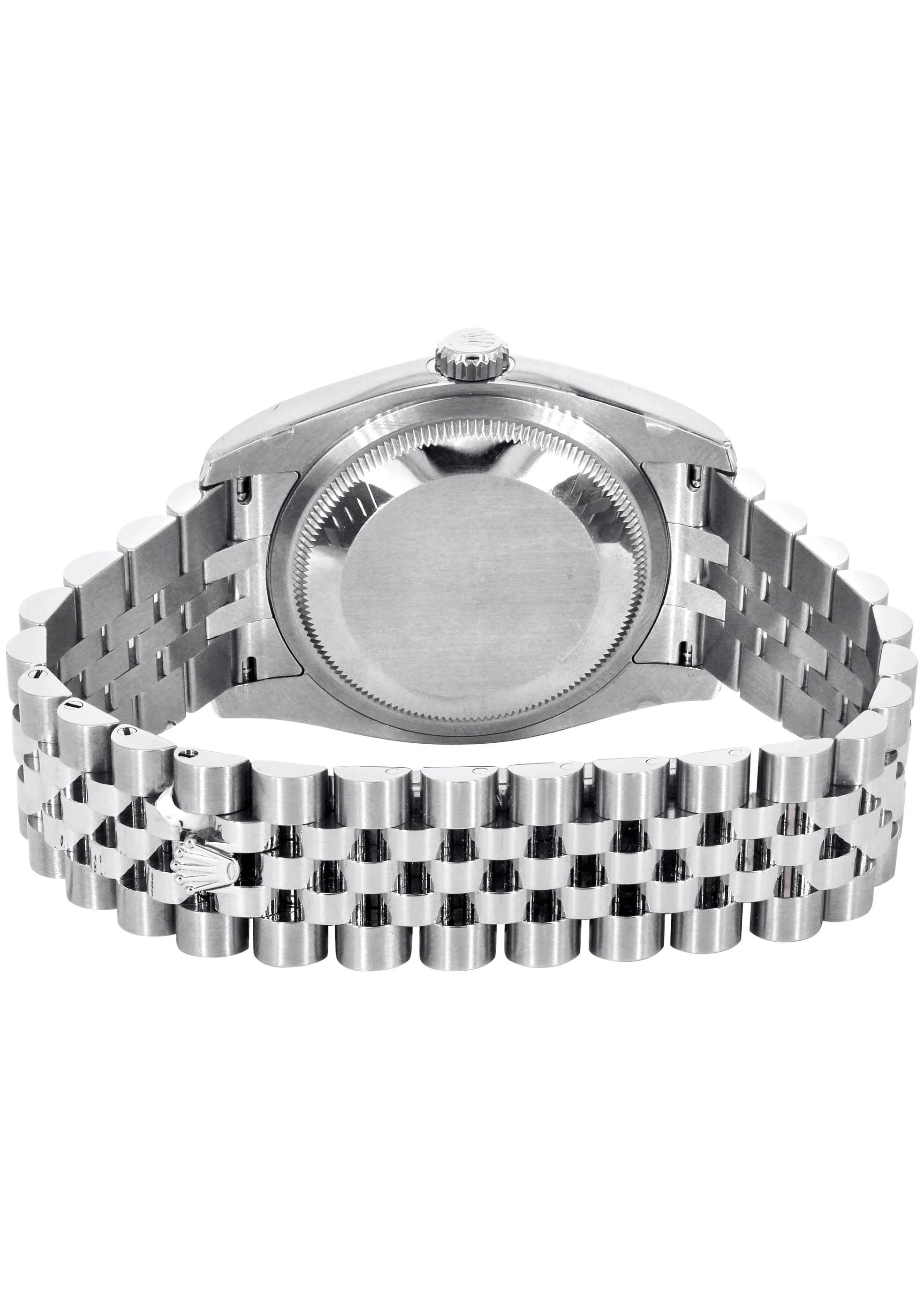 116200 | Hidden Clasp | Diamond Rolex Datejust Watch | 36Mm | Royal Blue Arabic Diamond Dial | Jubilee Band - Image 5