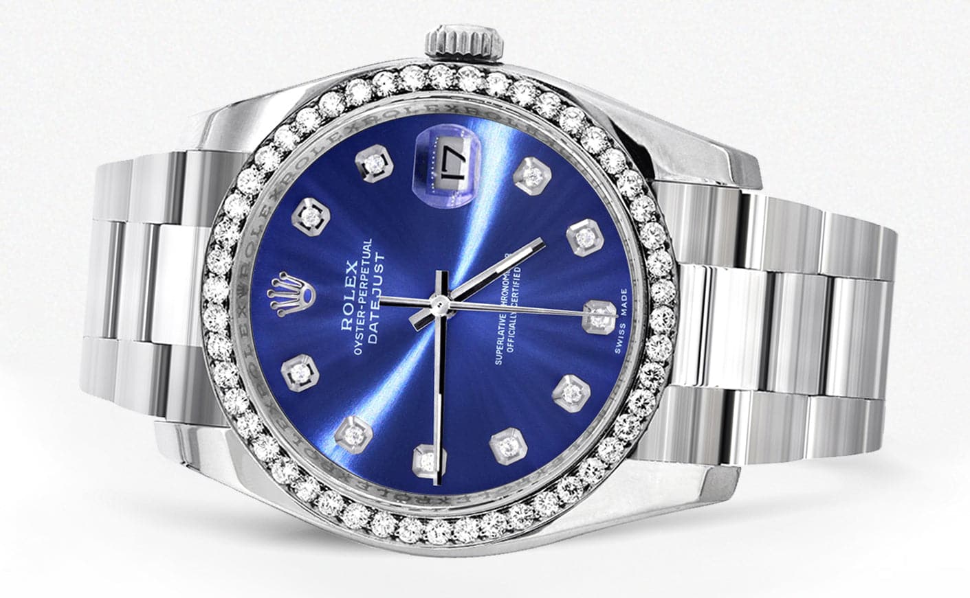 116200 | Rolex Datejust Watch | 36Mm | Blue Dial | Oyster Band - Image 2
