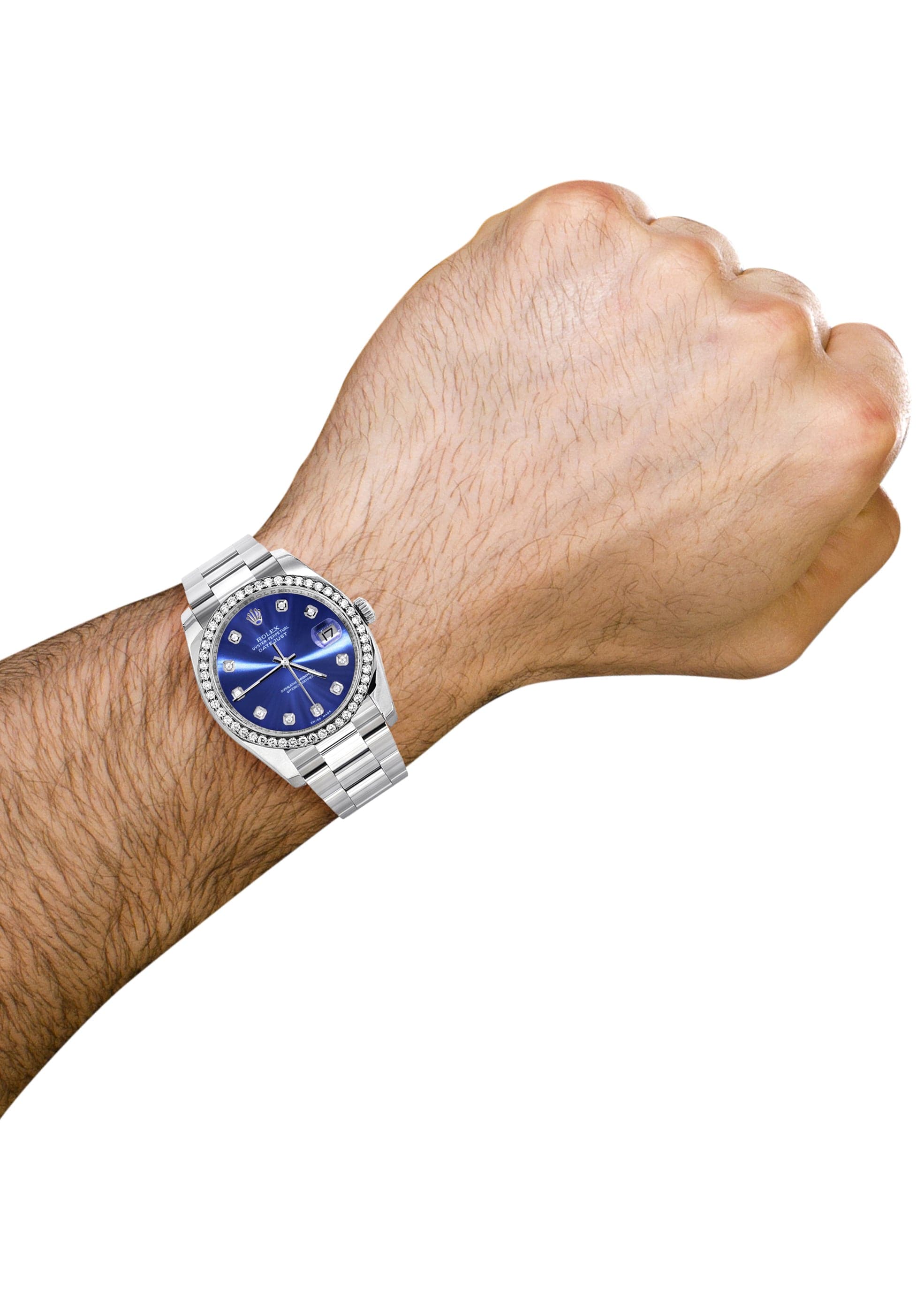 116200 | Rolex Datejust Watch | 36Mm | Blue Dial | Oyster Band - Image 4