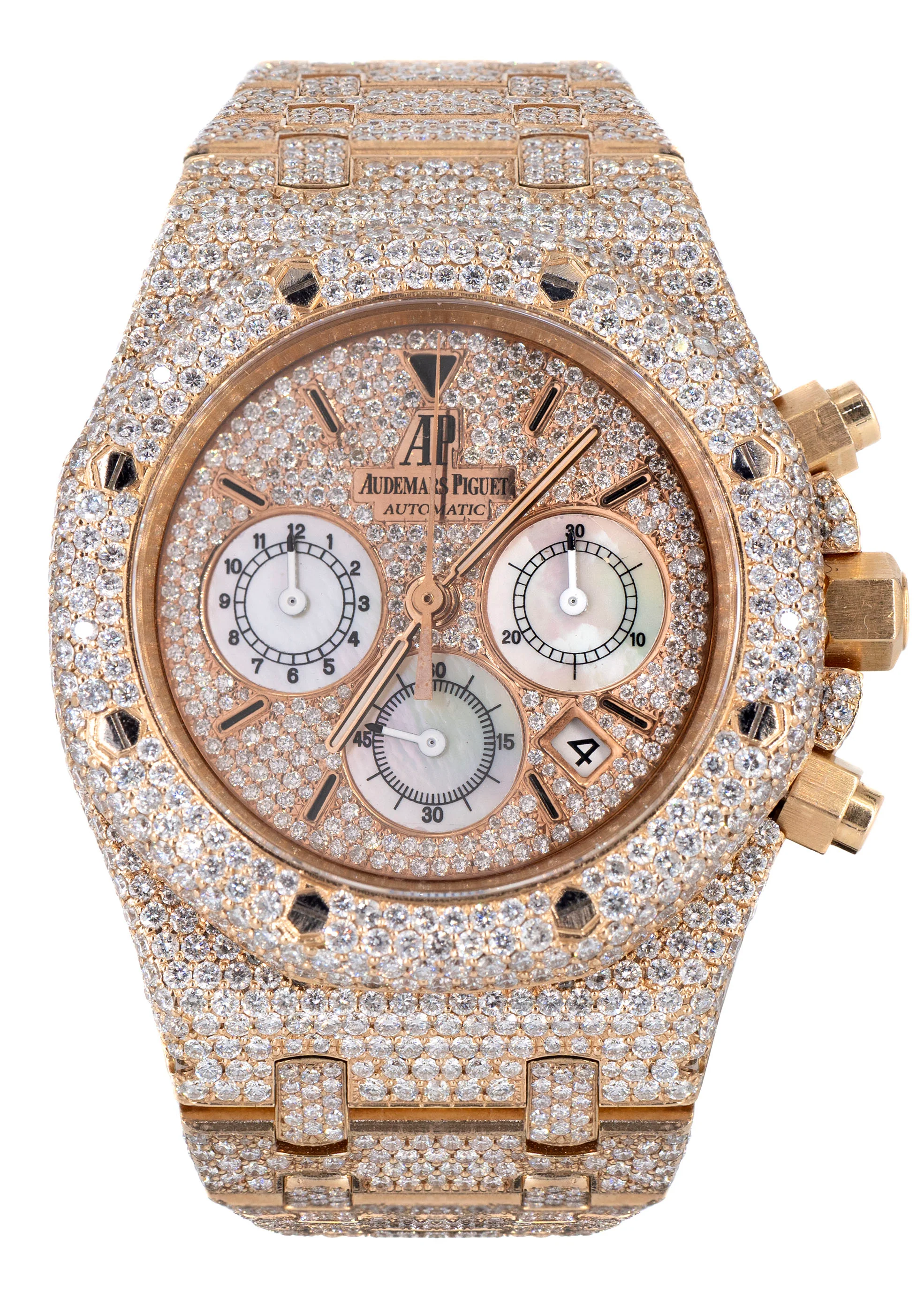 Audemars Piguet Royal Oak 39 MM | Iced Out | 23 Carats - Image 4