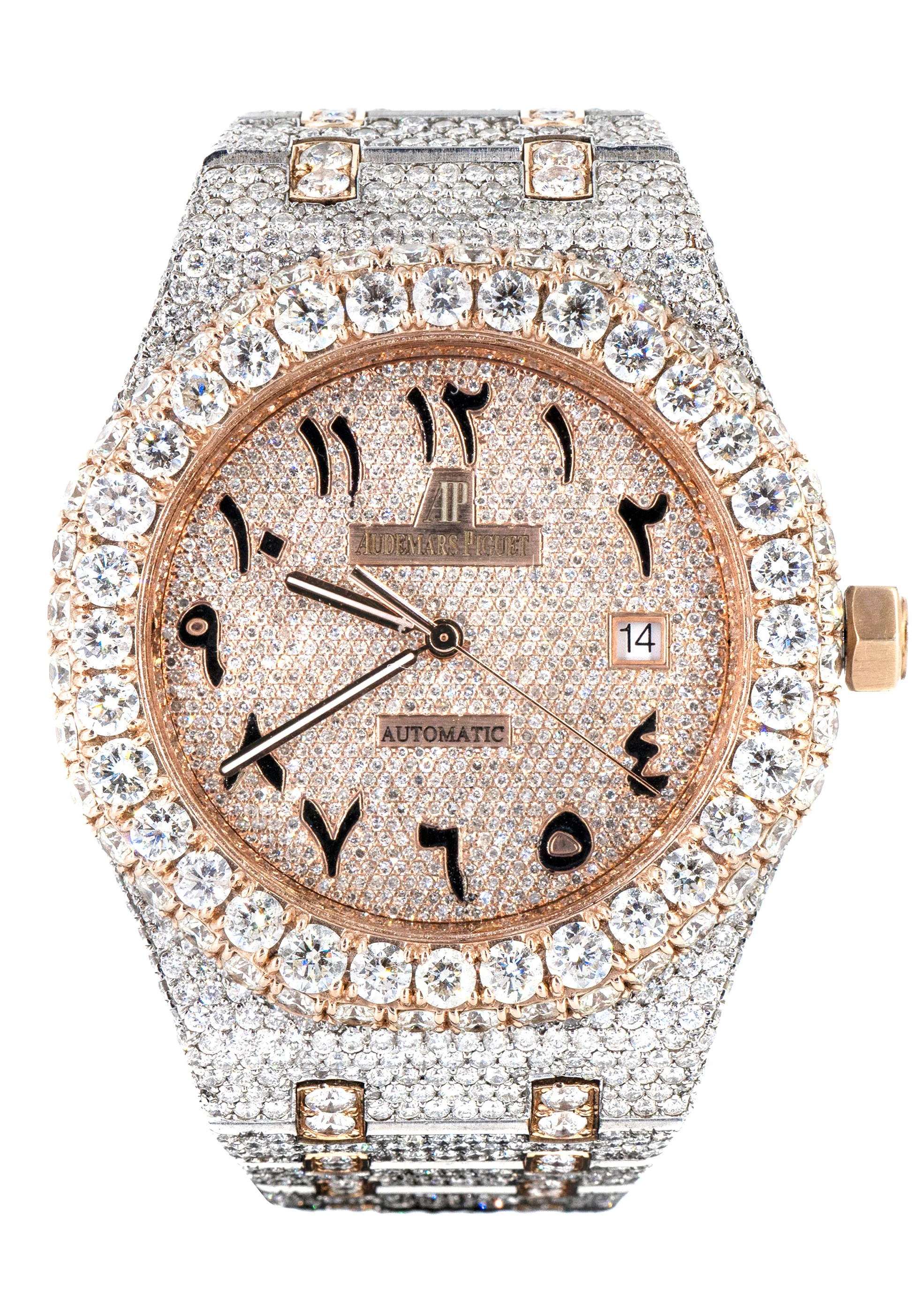 Audemars Piguet Royal Oak | Two Tone | 39 MM | 20 Carats Iced Out - Image 5