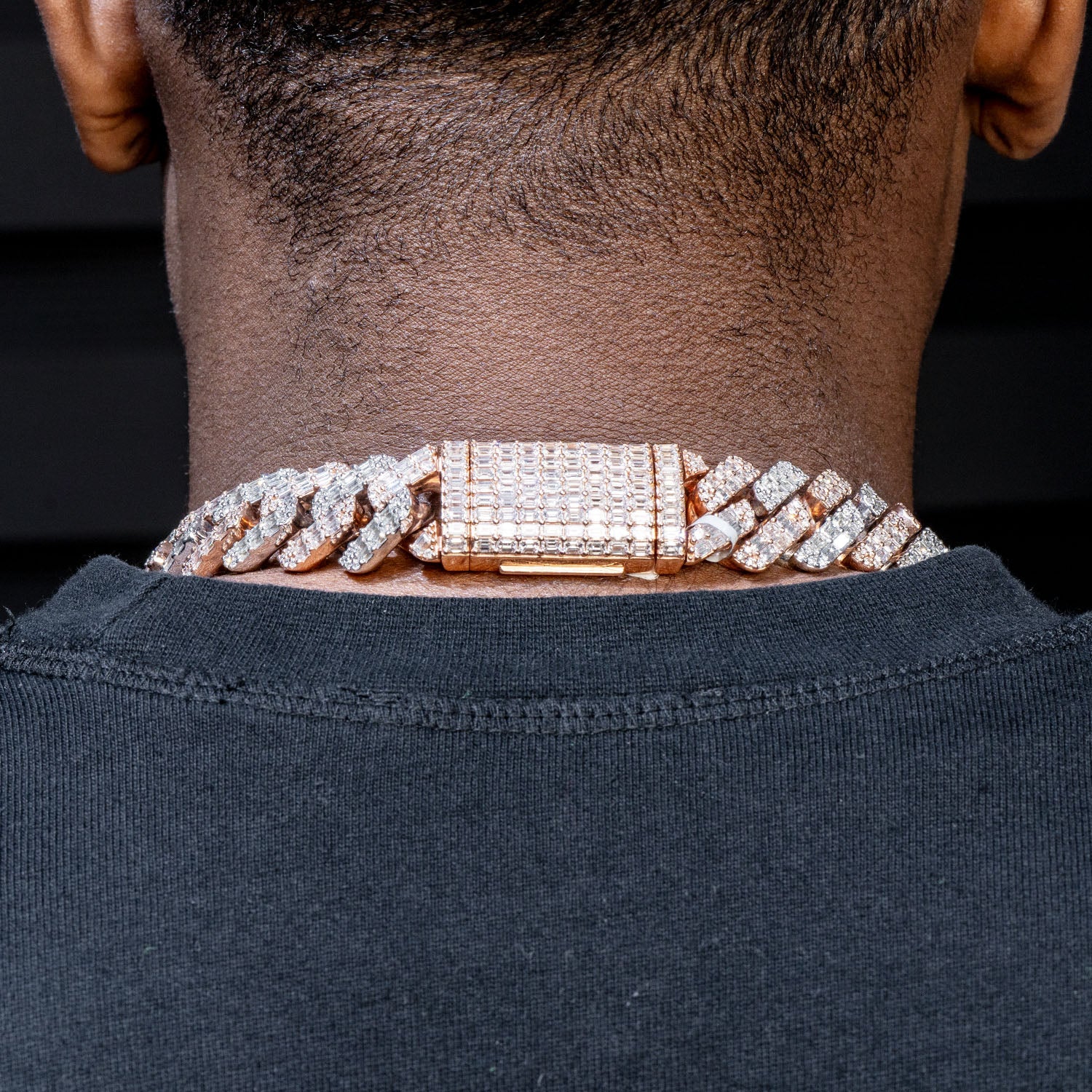 High End Jewelry - Iced Out Baguette Miami Cuban Link Chain - Image 4