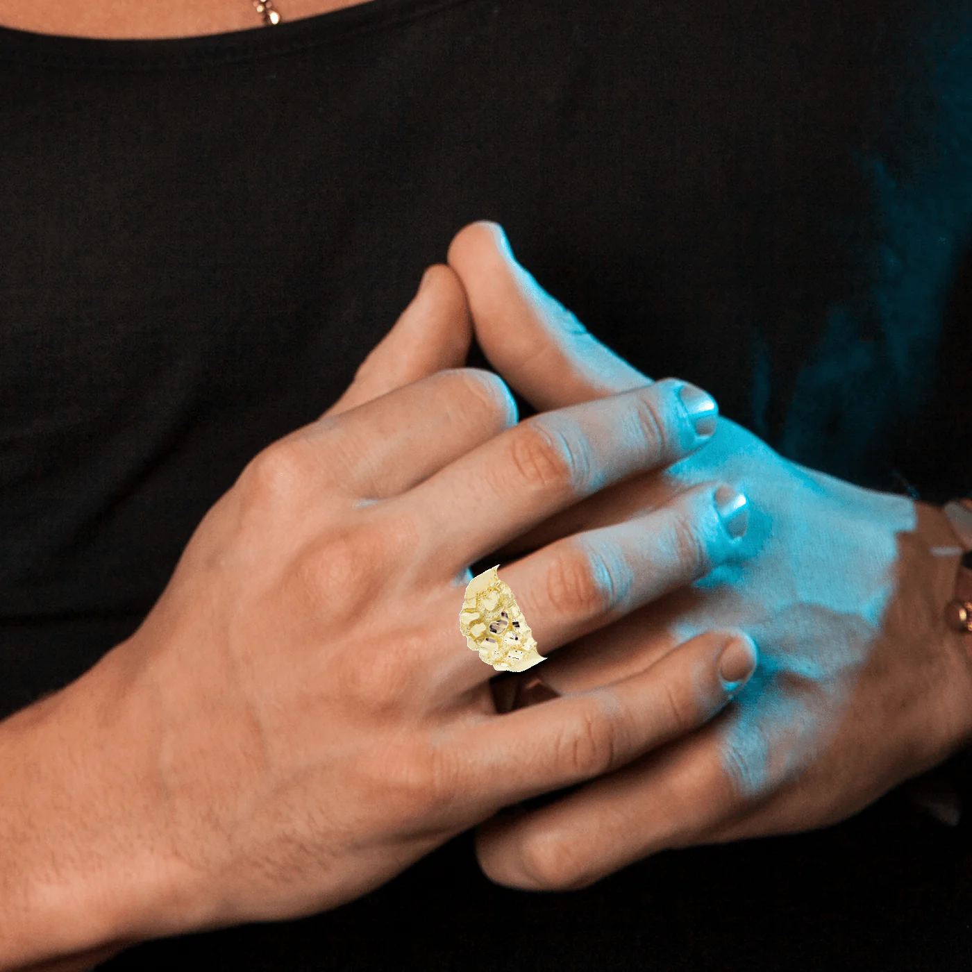 Gold Nugget Ring - 10K Gold | 4.5 Grams - Image 4