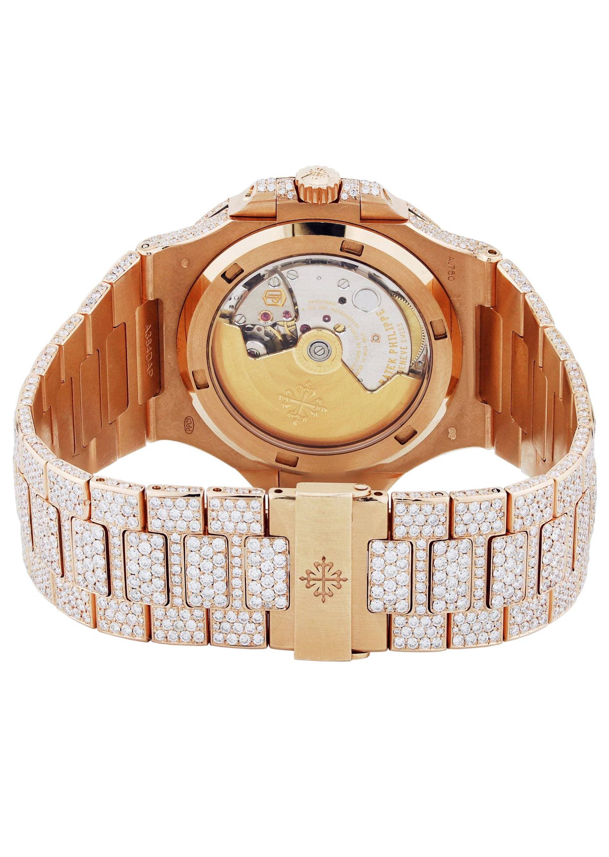Diamond Patek Philippe Nautilus | 18K Rose Gold - Image 3