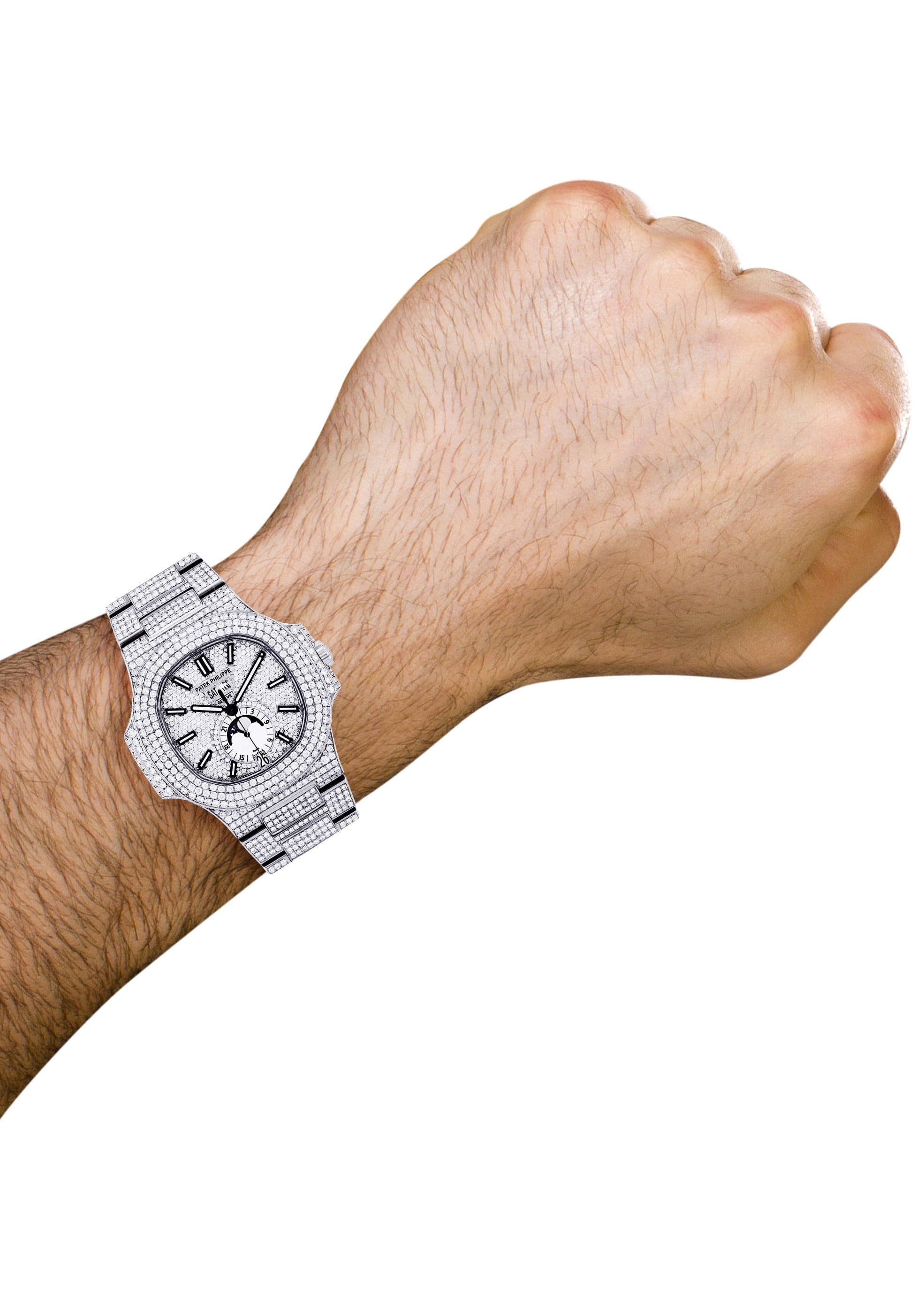 Diamond Patek Philippe Nautilus | Stainless Steel - Image 5