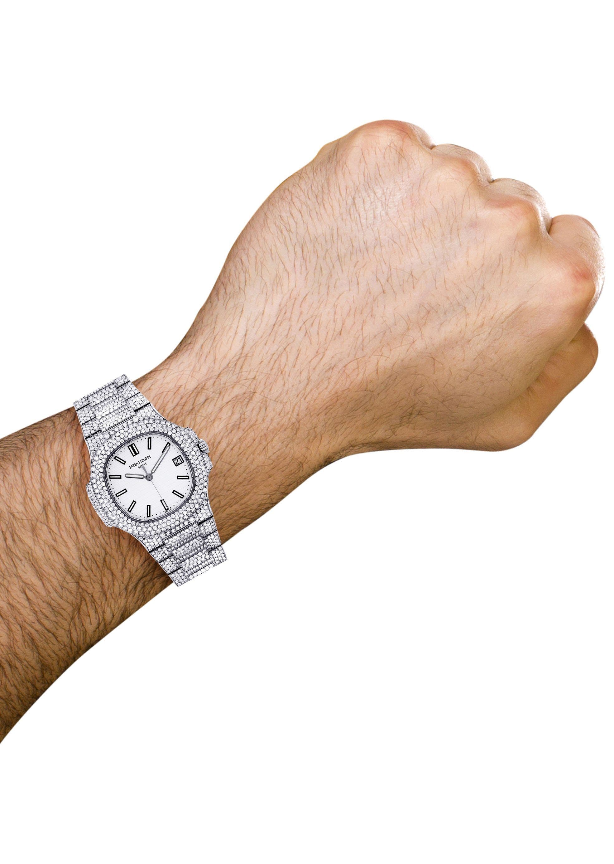 Diamond Patek Philippe Nautilus | Stainless Steel - Image 5