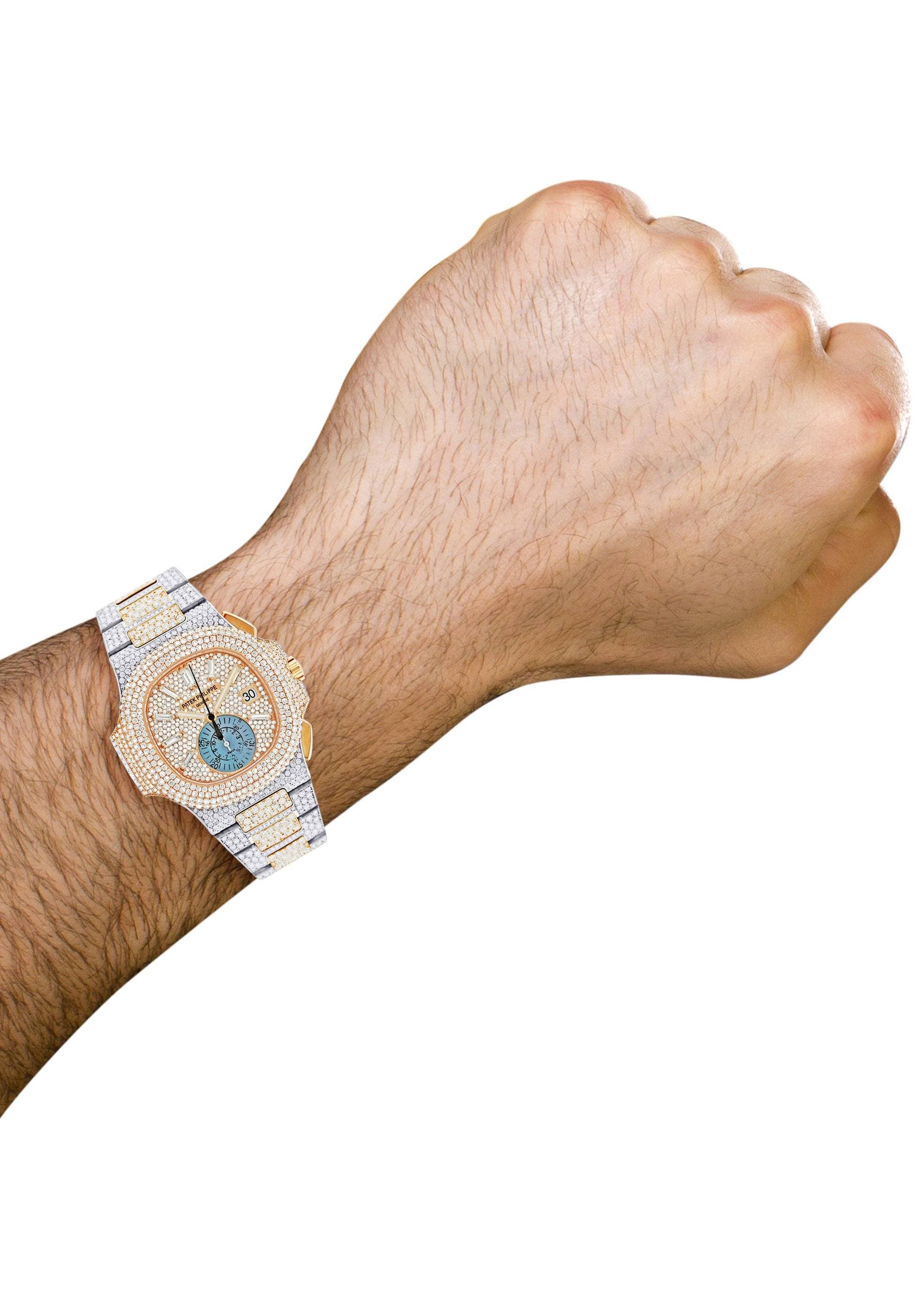 Diamond Patek Philippe Nautilus | Two Tone - Image 3