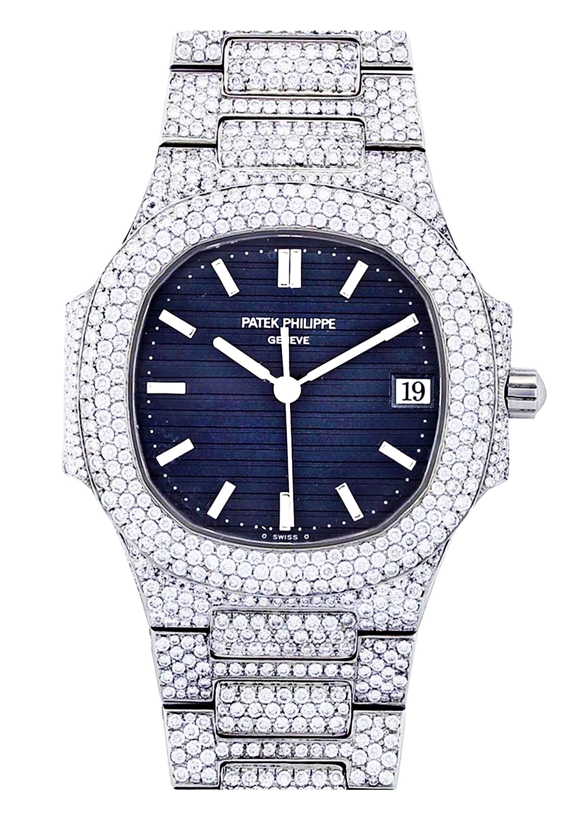 Diamond Patek Philippe Nautilus Watch For Women | Stainless Steel