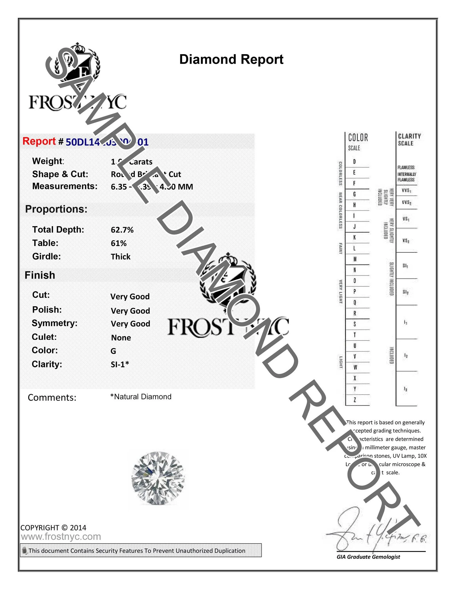 Round Diamond Pave Engagement Ring Classic Baguette 14K White Gold - Image 7