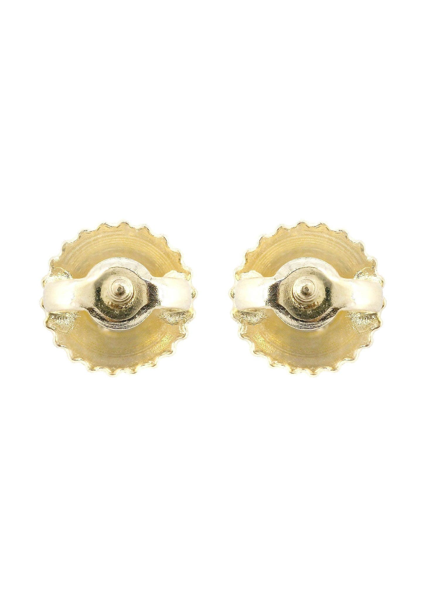Princess Cut Diamond Stud Earrings For Men | 14K Yellow Gold | 1.05 Carats - Image 3