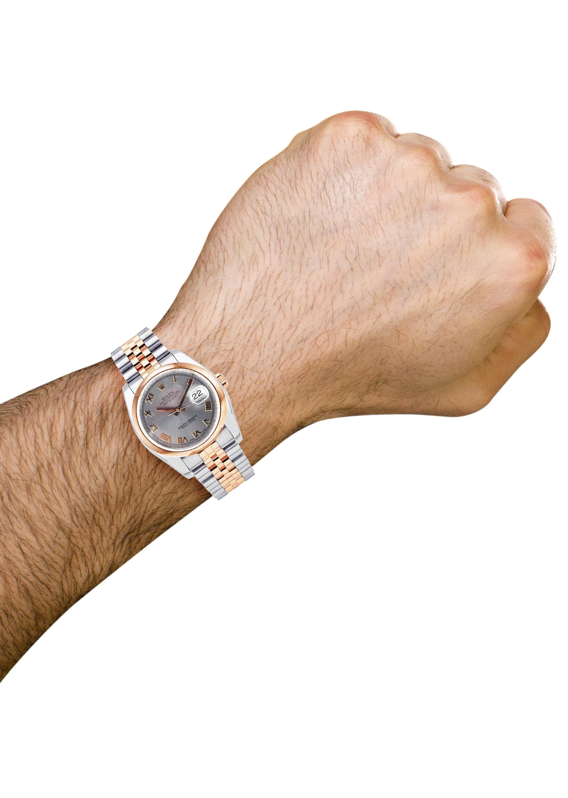 Rolex Datejust | 18K Pink Gold | 36 Mm - Image 6