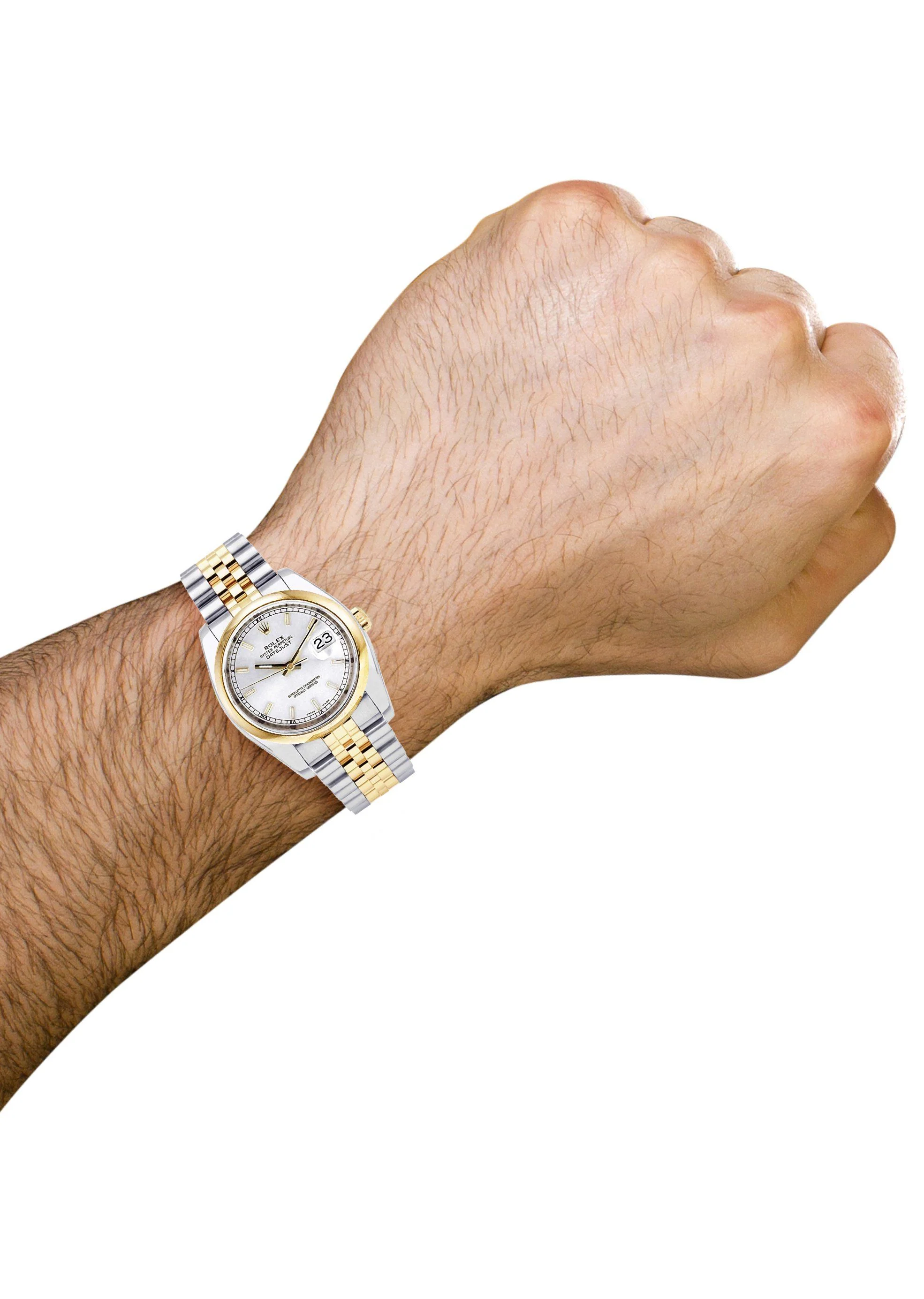 Rolex Datejust | 18K Yellow Gold | 36 Mm - Image 6