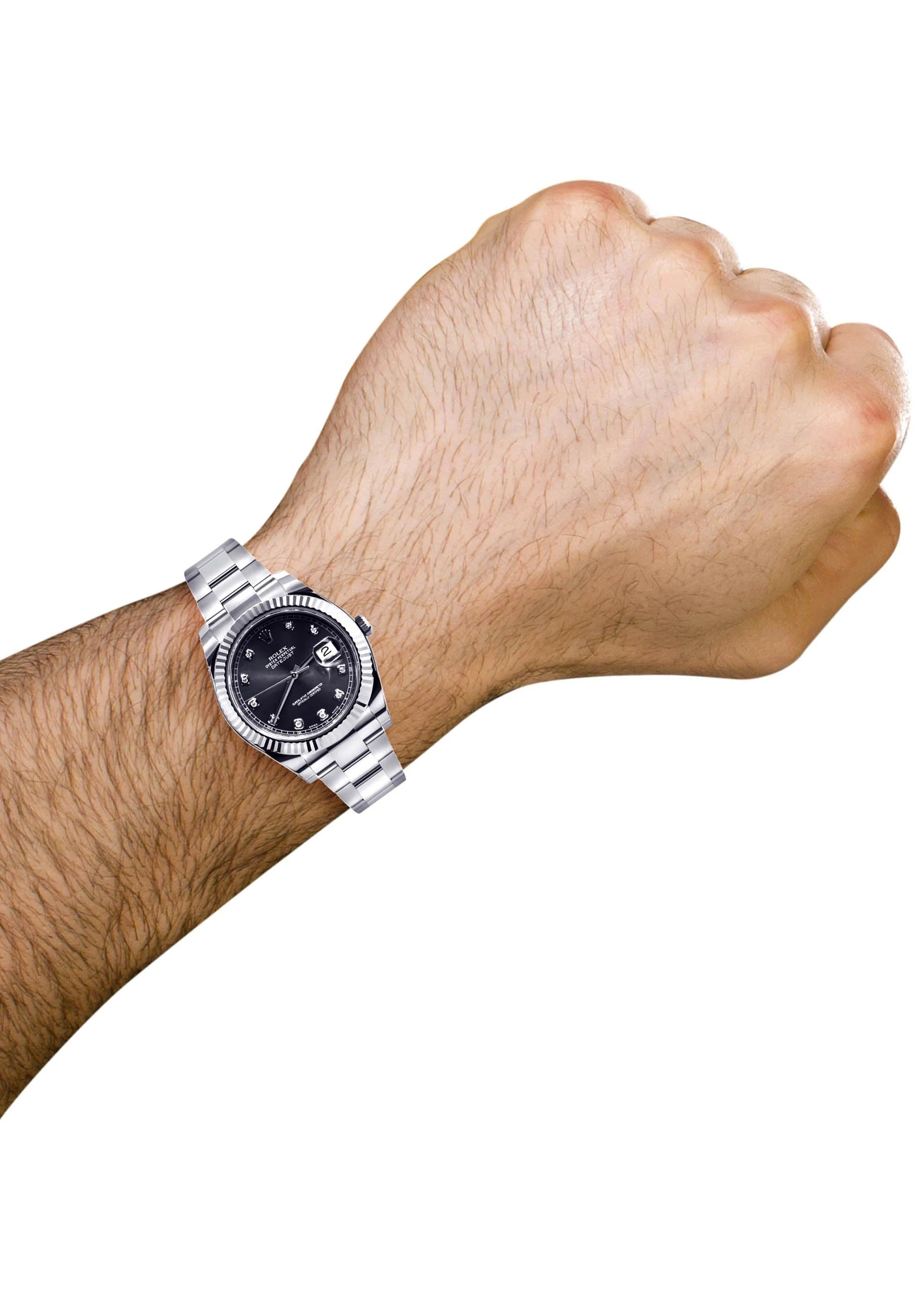 Rolex Datejust 2 | Stainless Steel |  18K White Gold Bezel | 41 Mm - Image 5
