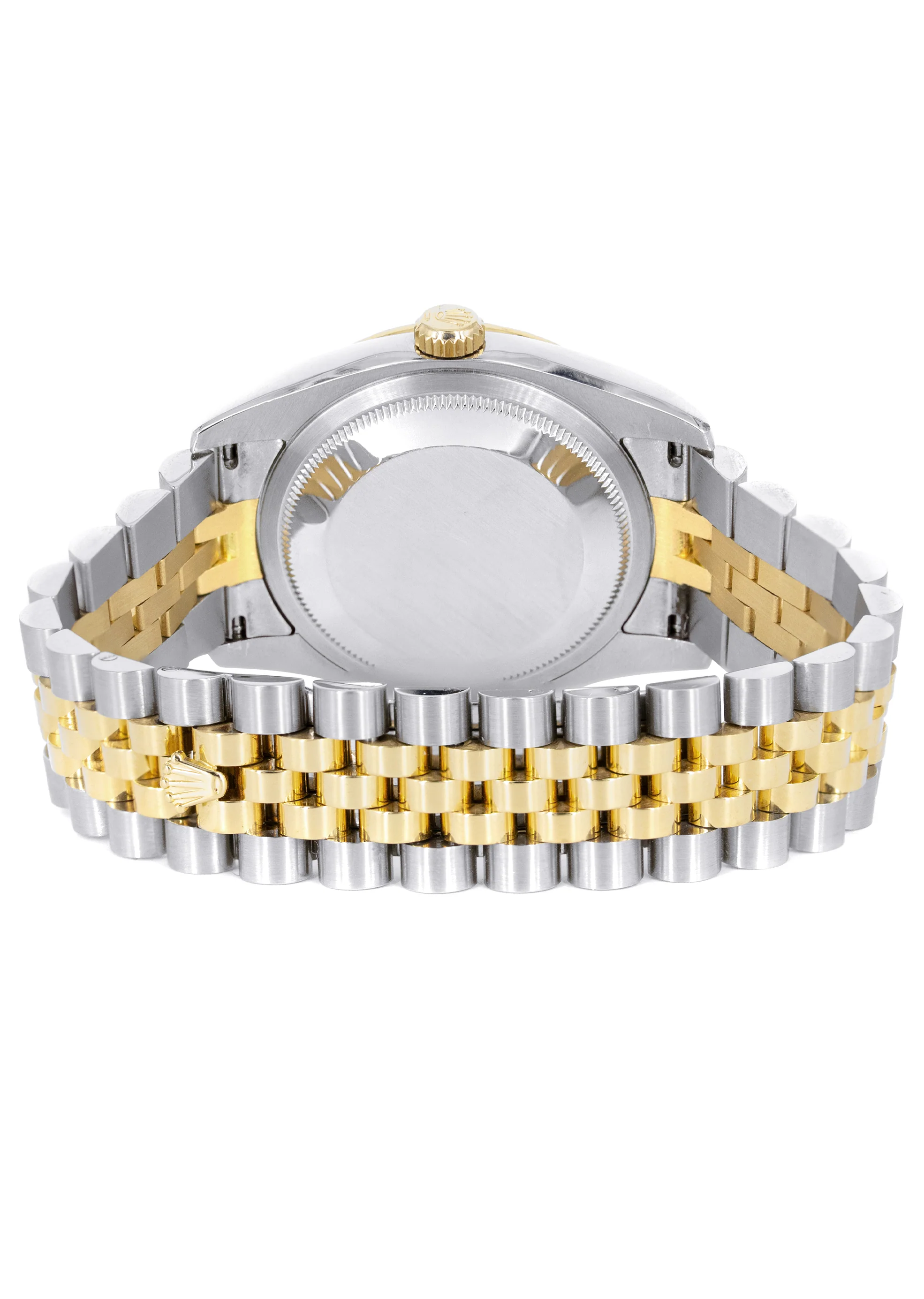 ROLEX DATEJUST 36 MM | JUBILEE BAND | 18K & STEEL WATCH | 116233 | FLUTED | FACTORY DIAMOND JUBILEE DIAL - Image 2