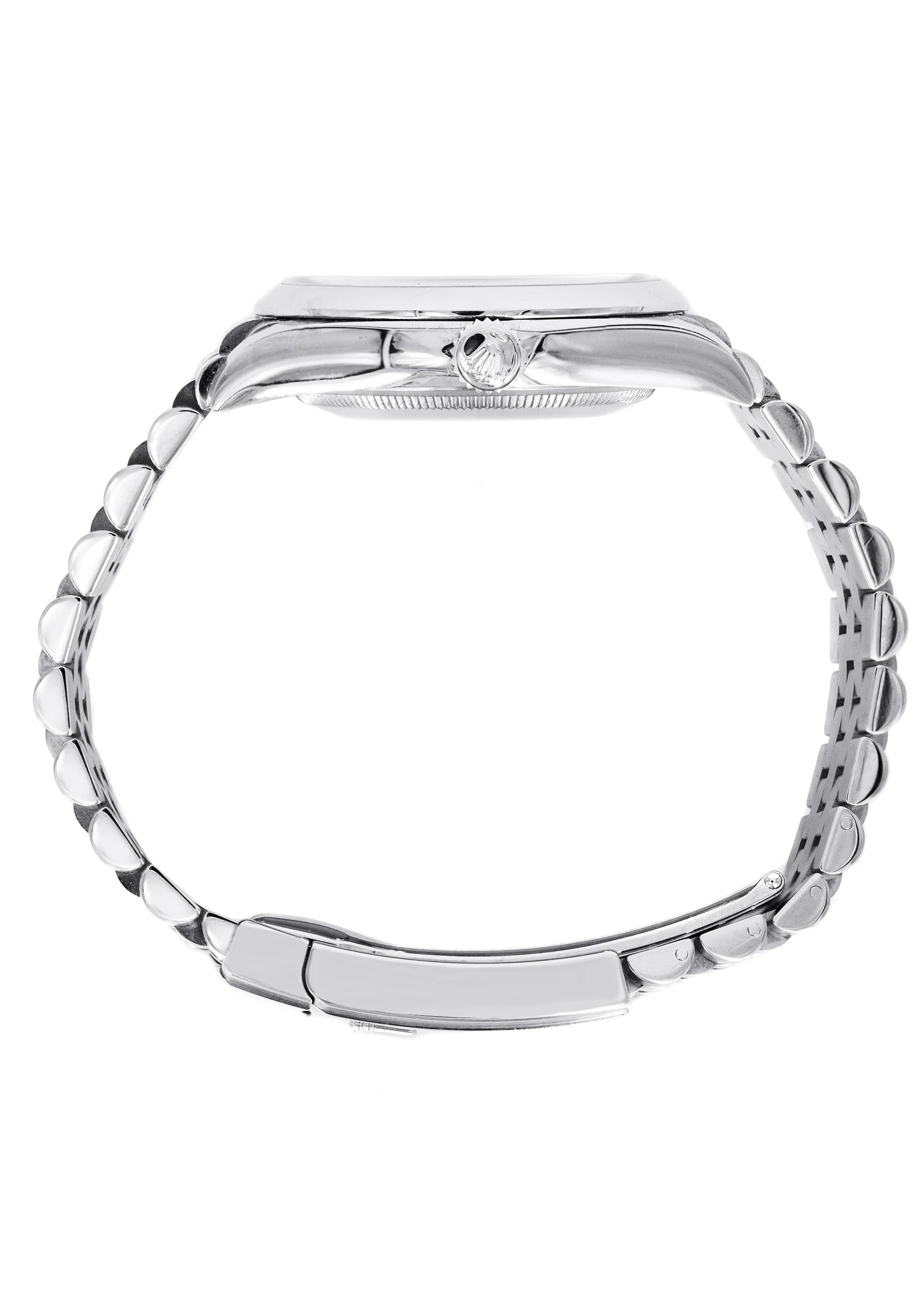ROLEX DATEJUST 36 MM | JUBILEE BAND STEEL WATCH | 126200 | SMOOTH| SILVER STICK - Image 3