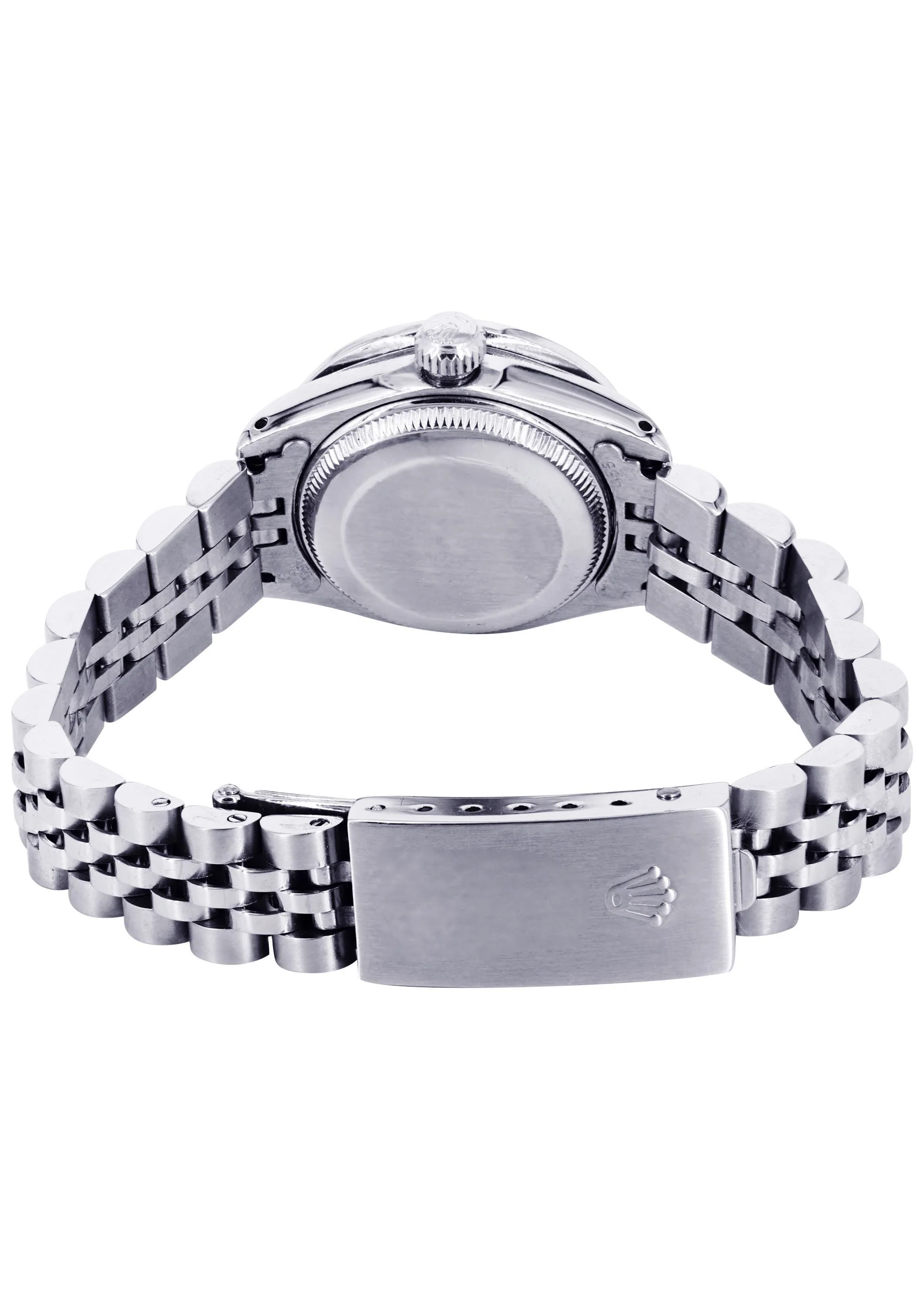 Rolex Datejust 36 MM with 4 Carat Diamond Bezel and Black Diamond Dial - Image 3
