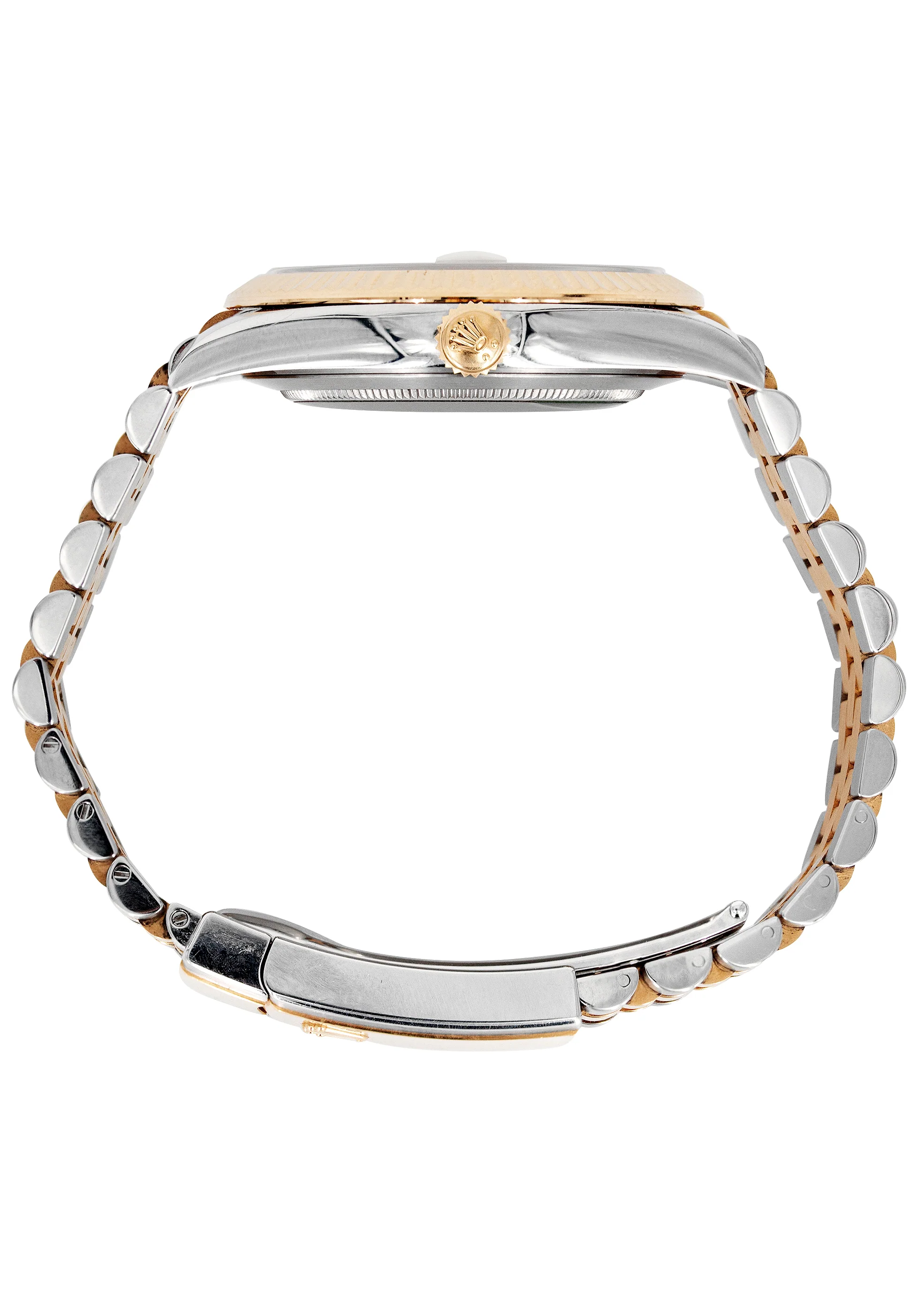 ROLEX DATEJUST 41 MM | 18K ROSE GOLD & STEEL WATCH | JUBILEE BAND | SUNDUST INDEX - Image 3