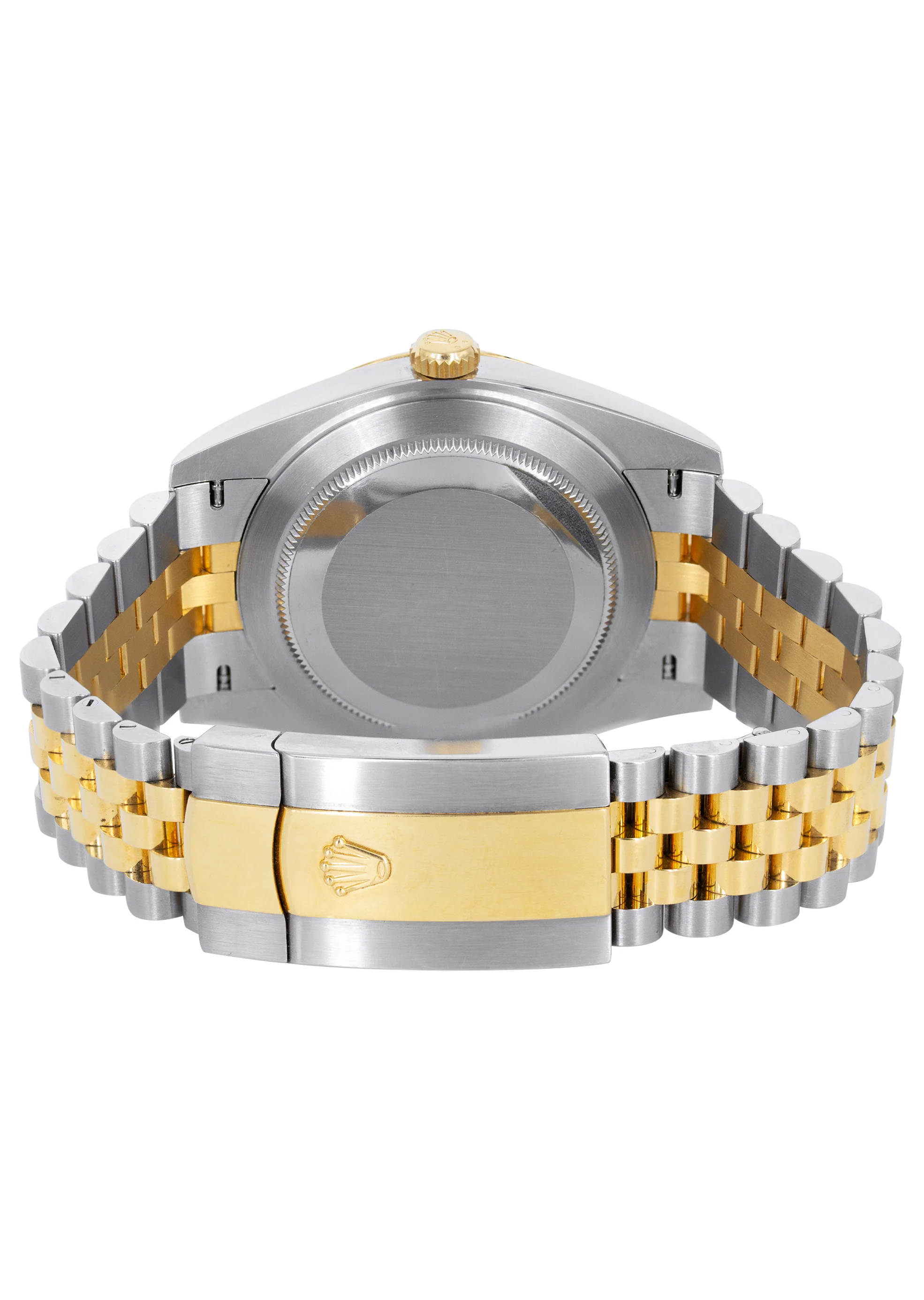 ROLEX DATEJUST 41 MM | 18K YELLOW GOLD & STEEL WATCH | JUBILEE BAND | SLATE WIMBLEDON DIAL - Image 2