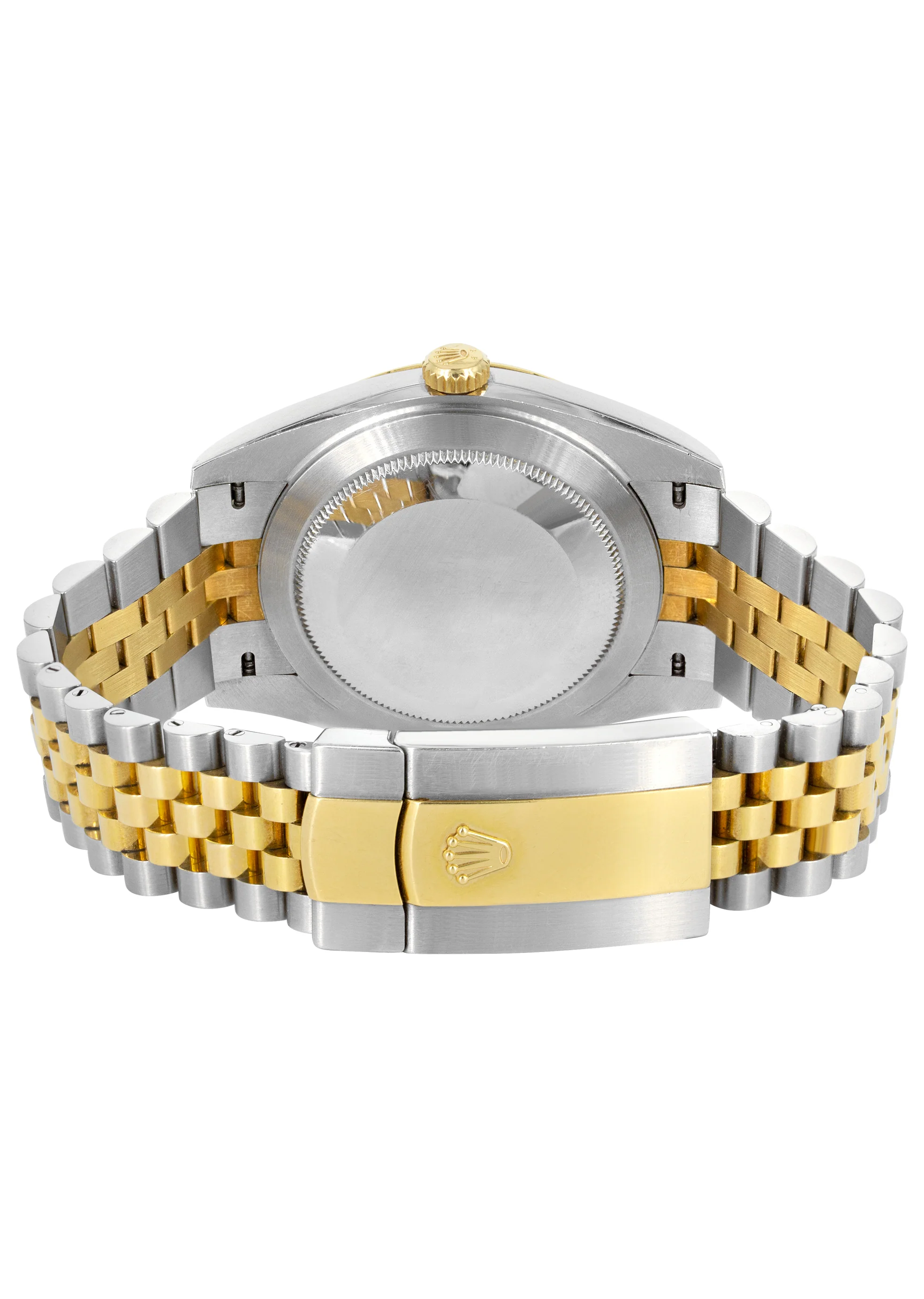 ROLEX DATEJUST 41 MM | 18K YELLOW GOLD & STEEL WATCH | JUBILEE BAND | SLATE WIMBLEDON DIAL - Image 2