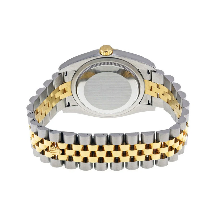Rolex Datejust Black Dial - Diamond Hour Markers With 4 Carats Of Diamonds - Image 3