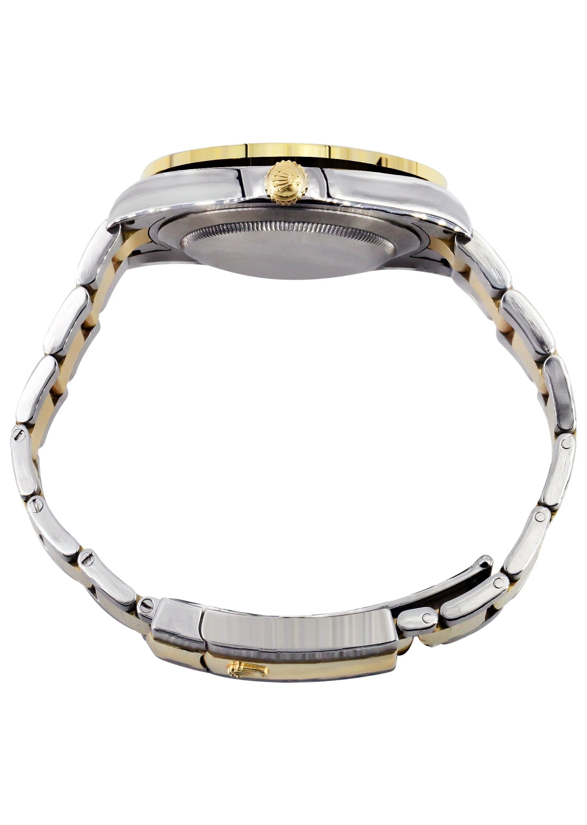 Rolex Datejust II Watch | 41 MM | 18K Yellow Gold & Stainless Steel | Abalone Mother Of Pearl Dial | Oyster Band - Image 4