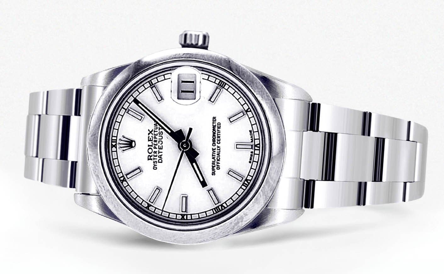 Rolex Datejust Watch For Women | Stainless Steel | 31 Mm - Image 6