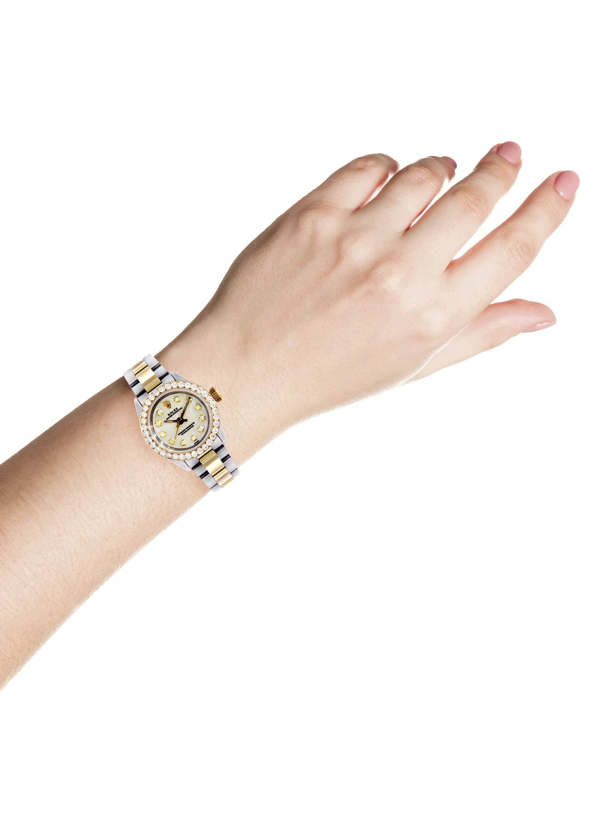 Rolex Datejust Watch For Women | Two Tone - Image 5