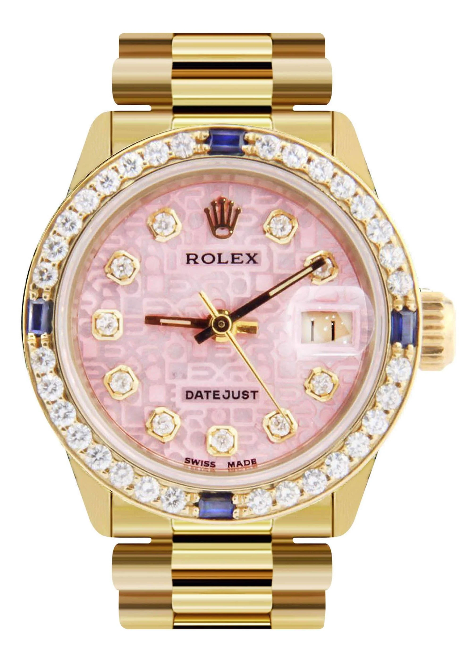 Rolex Datejust Watch For Women | Yellow Gold | 26 Mm
