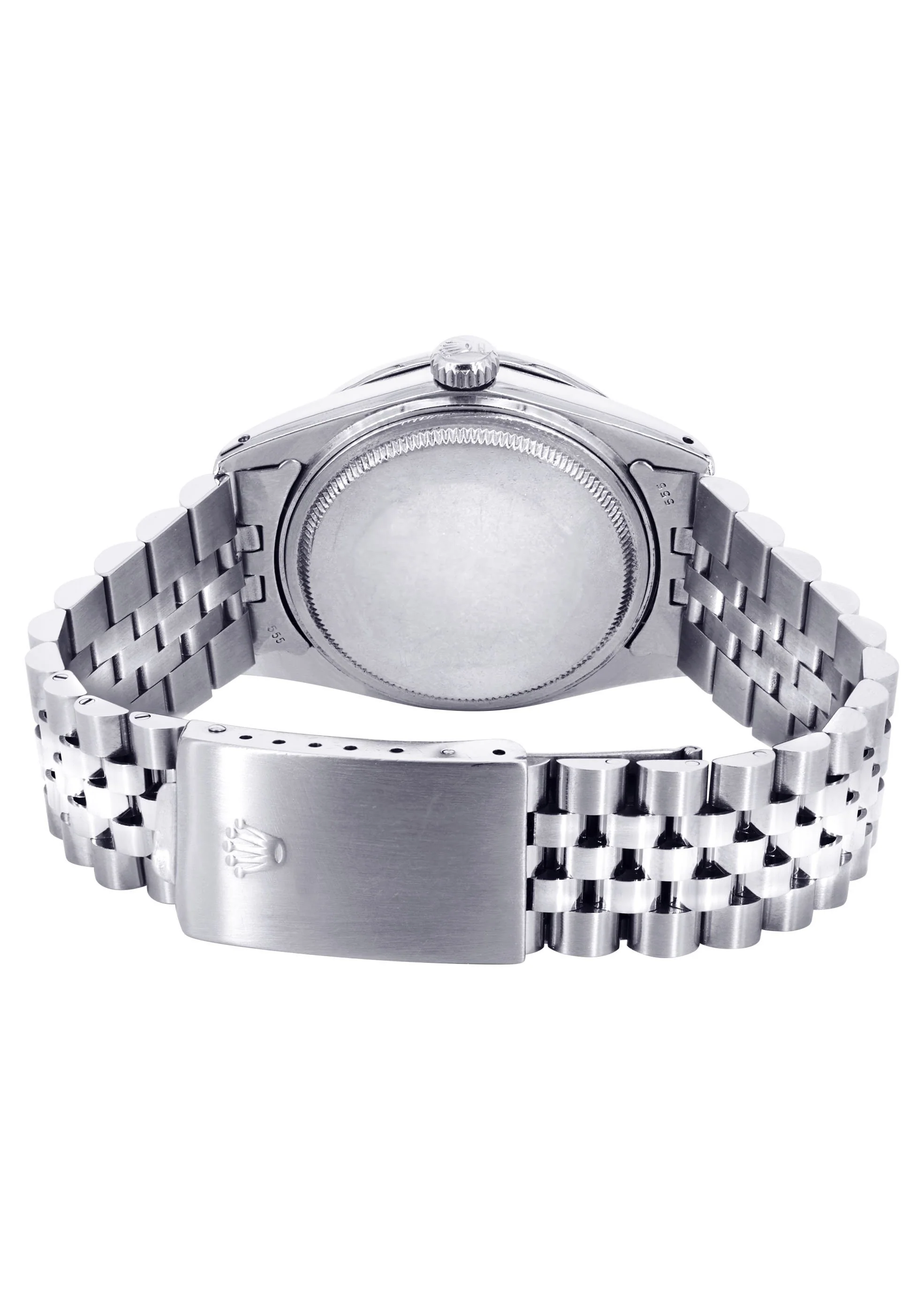 Rolex Datejust Watch | 16200  | 36MM | Red Dial | Jubilee Band | Stainless Steel - Image 5